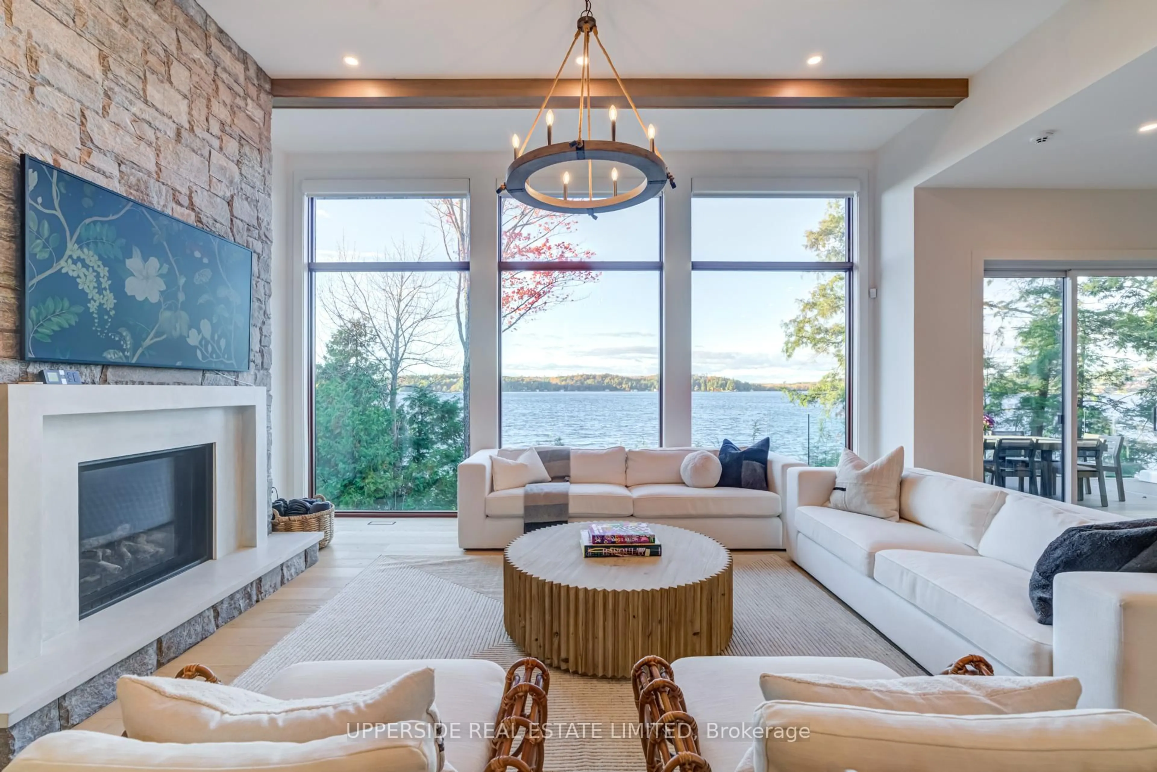 Living room with furniture, unknown for 1348 Stephens Bay Rd, Bracebridge Ontario P1L 1X2