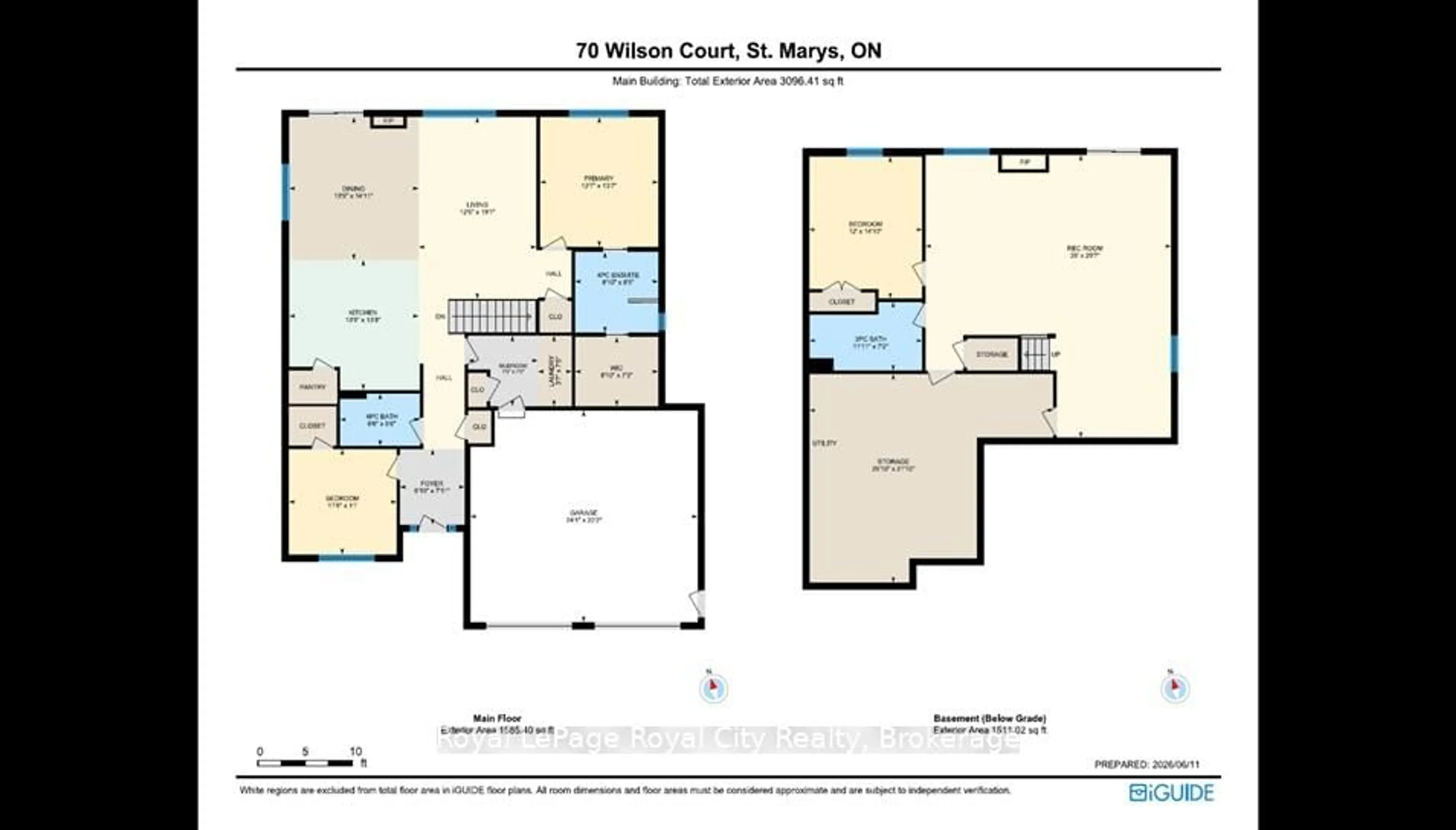 Floor plan for 70 Wilson Crt, St. Marys Ontario N4X 0B6