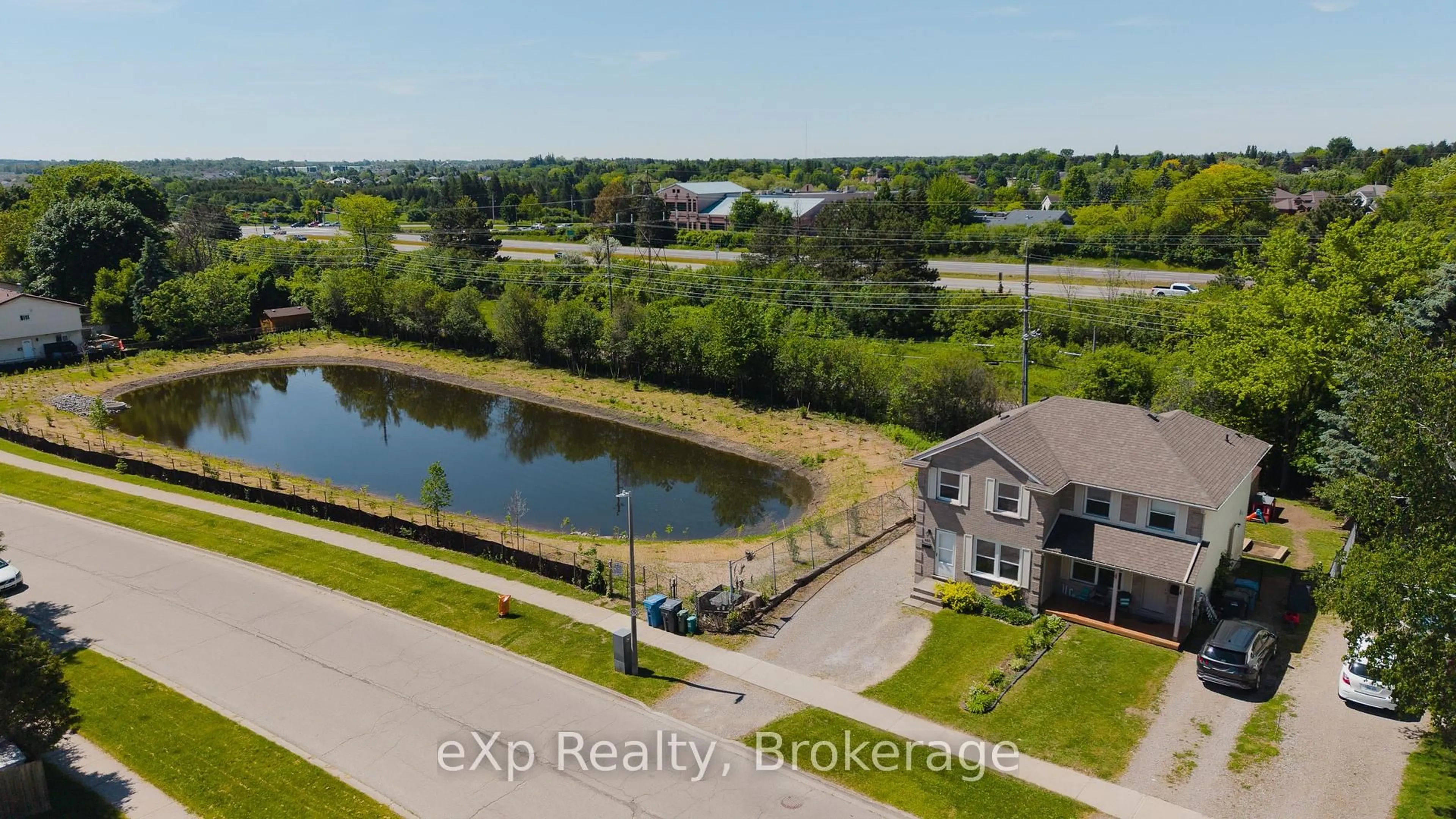 A pic from outside/outdoor area/front of a property/back of a property/a pic from drone, water/lake/river/ocean view for 283 Cole Rd, Guelph Ontario N1G 3K1