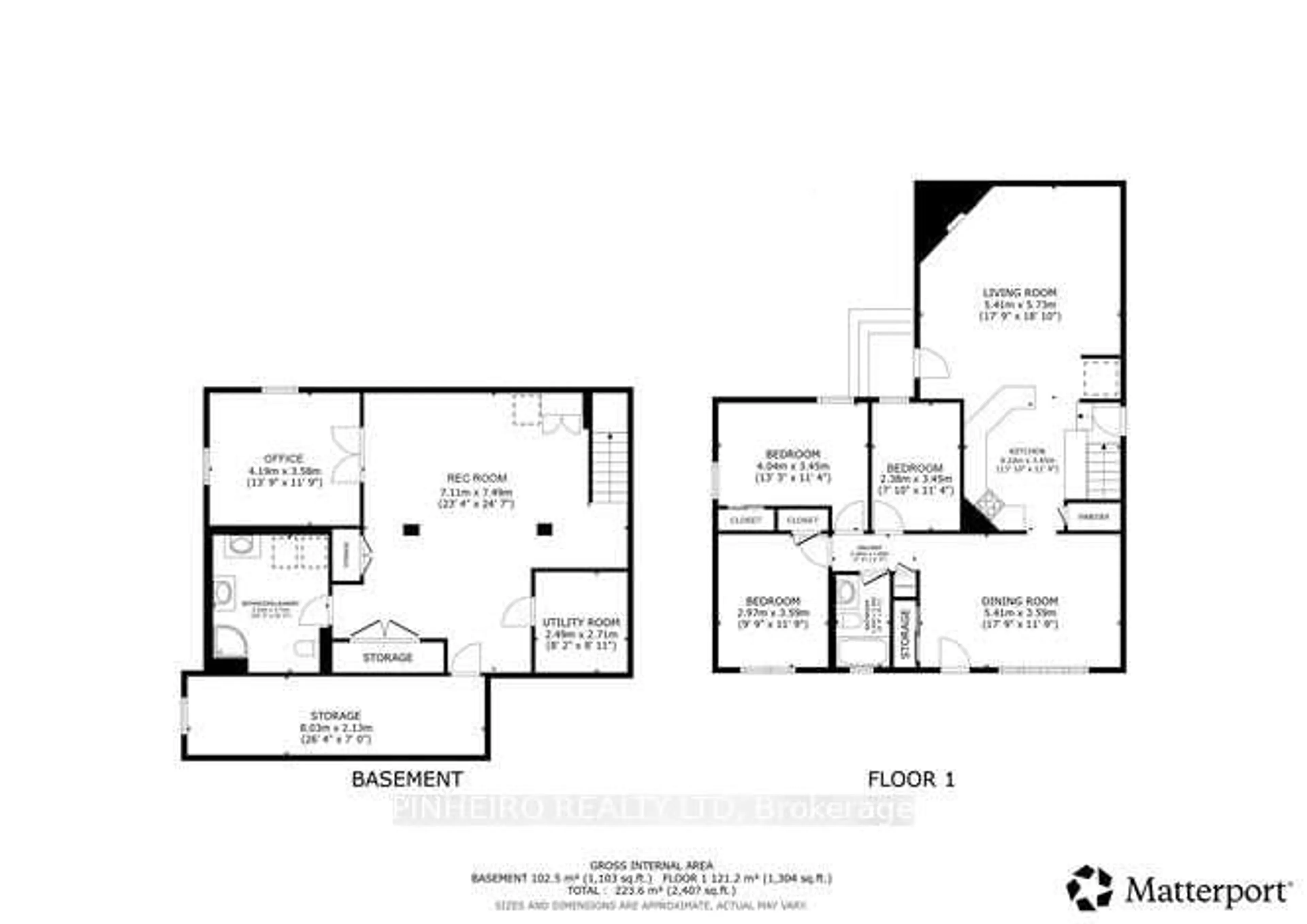 Floor plan for 1807 Sudbury Ave, London East Ontario N5W 2A4