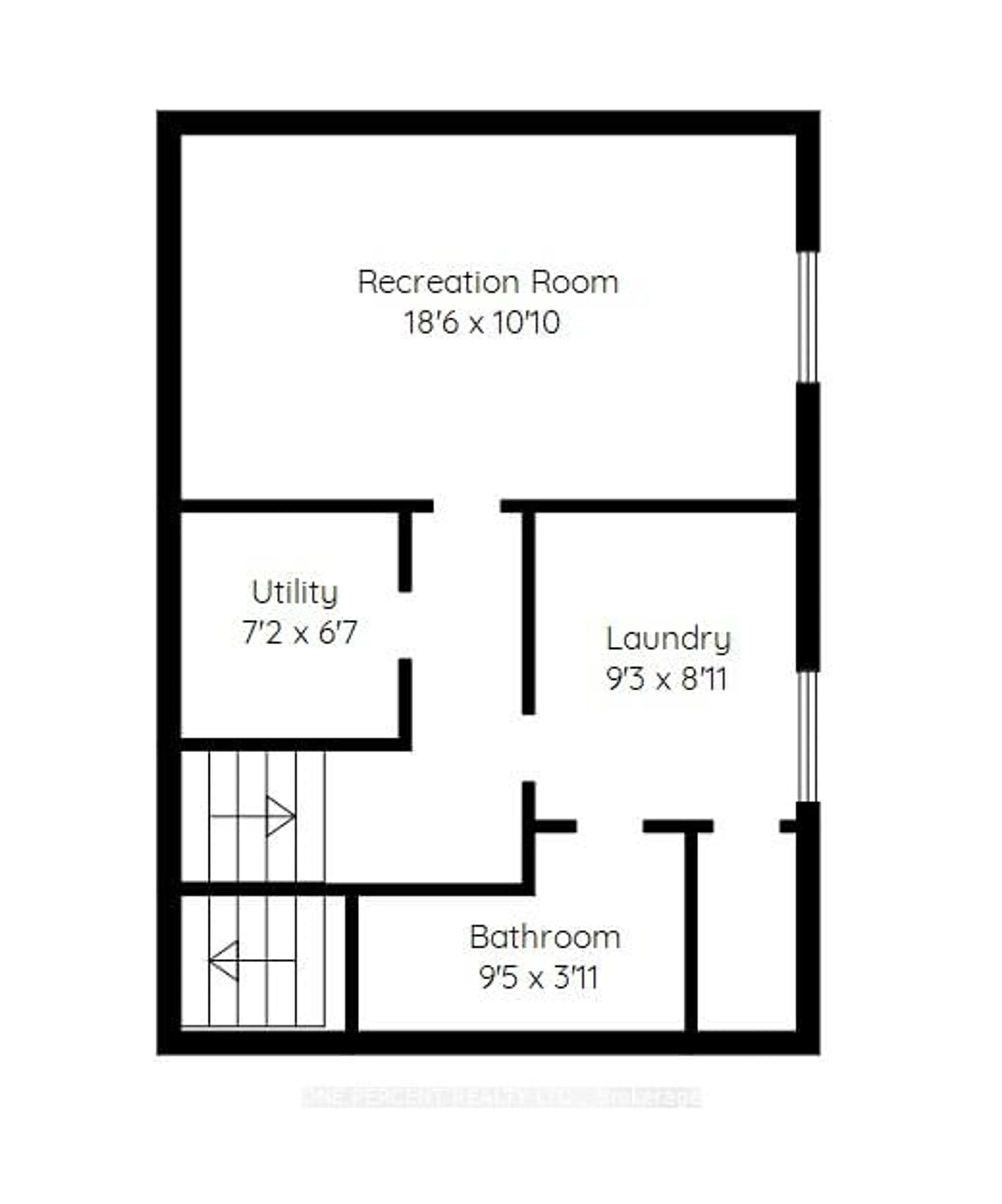 Floor plan for 49 Park St, Hamilton Ontario L9H 1C9