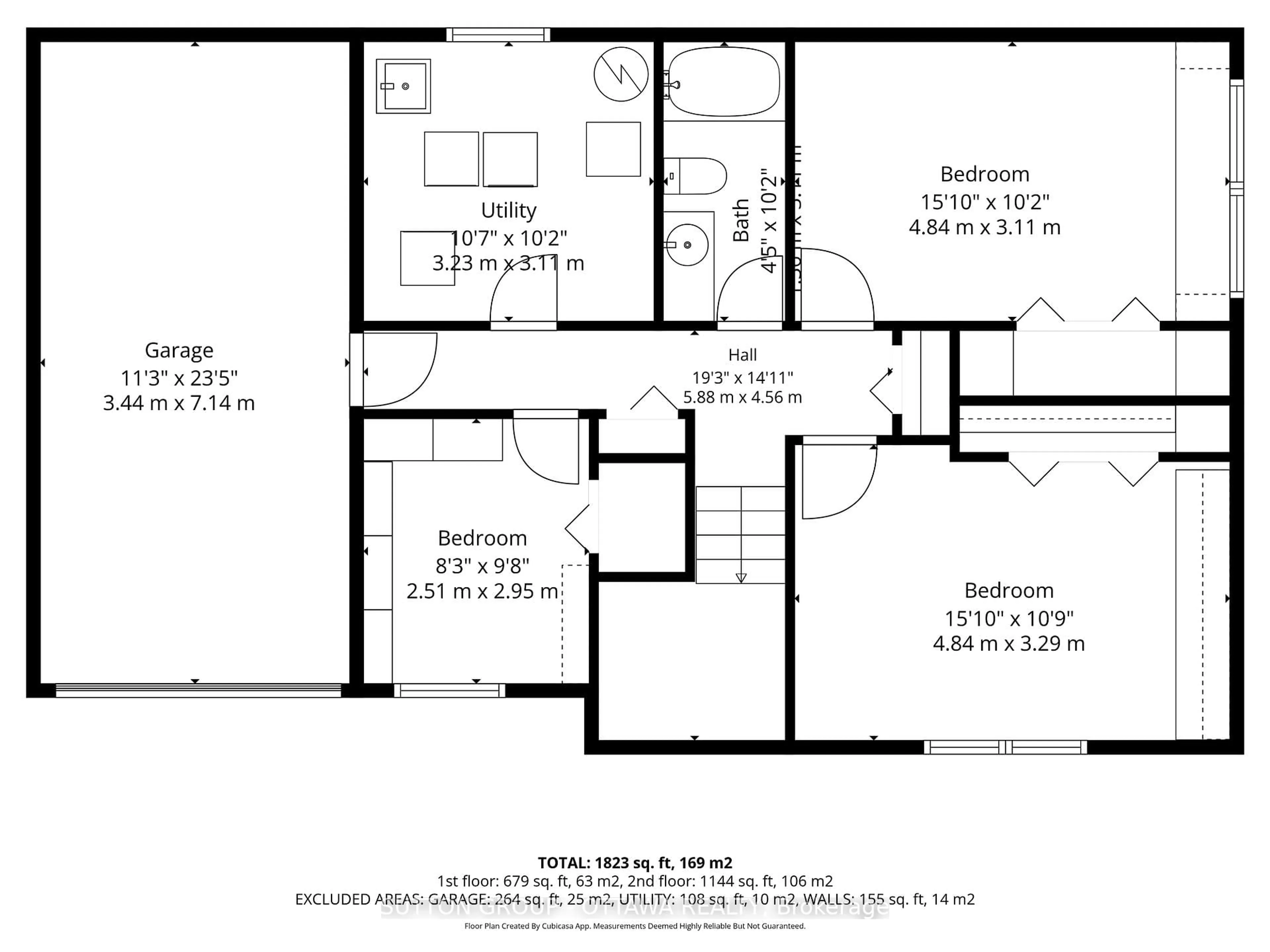 Floor plan for 147 Banning Rd, Ottawa Ontario K2L 1C5