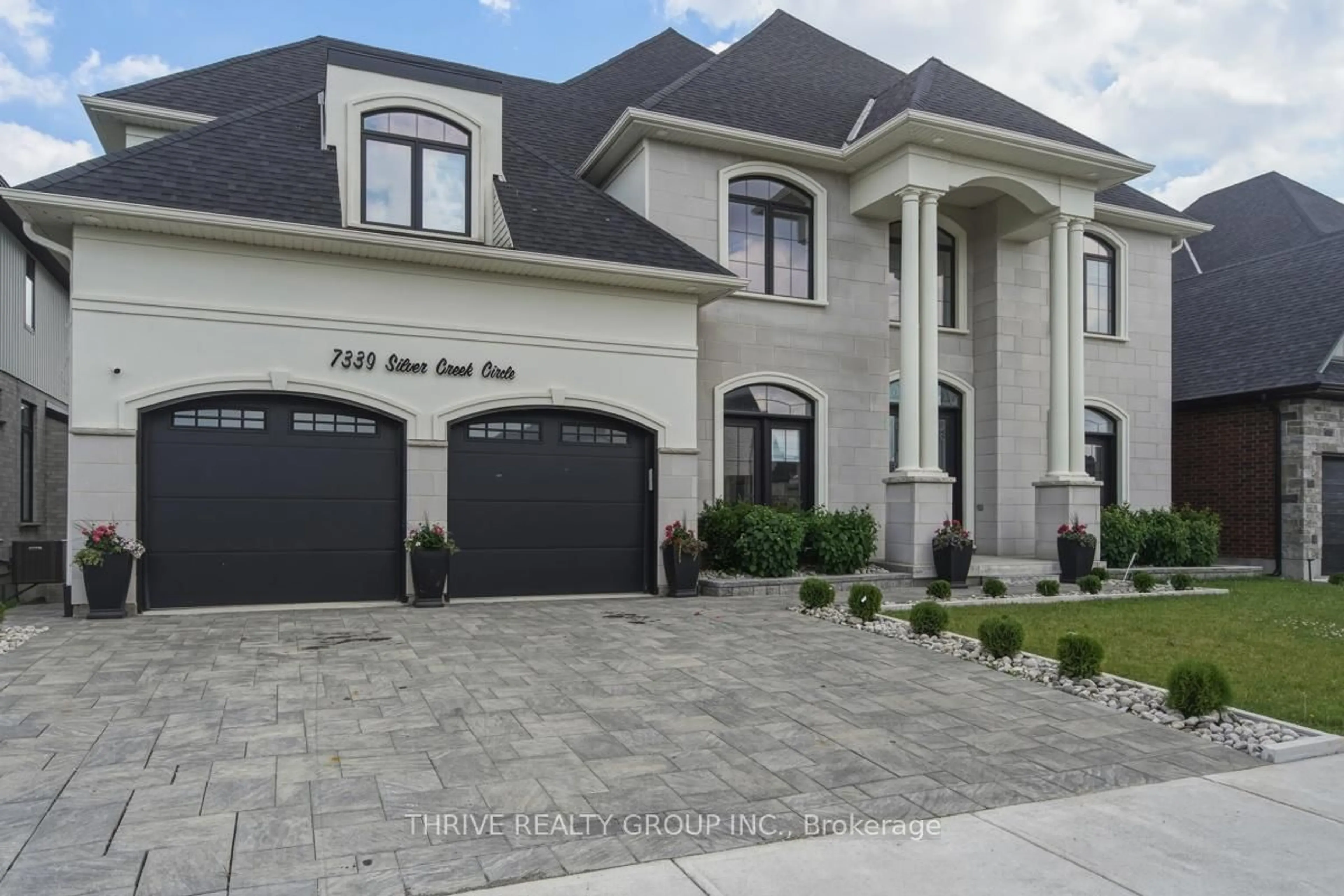 Home with brick exterior material, street for 7339 Silver Creek Circ, London South Ontario N6P 0G8