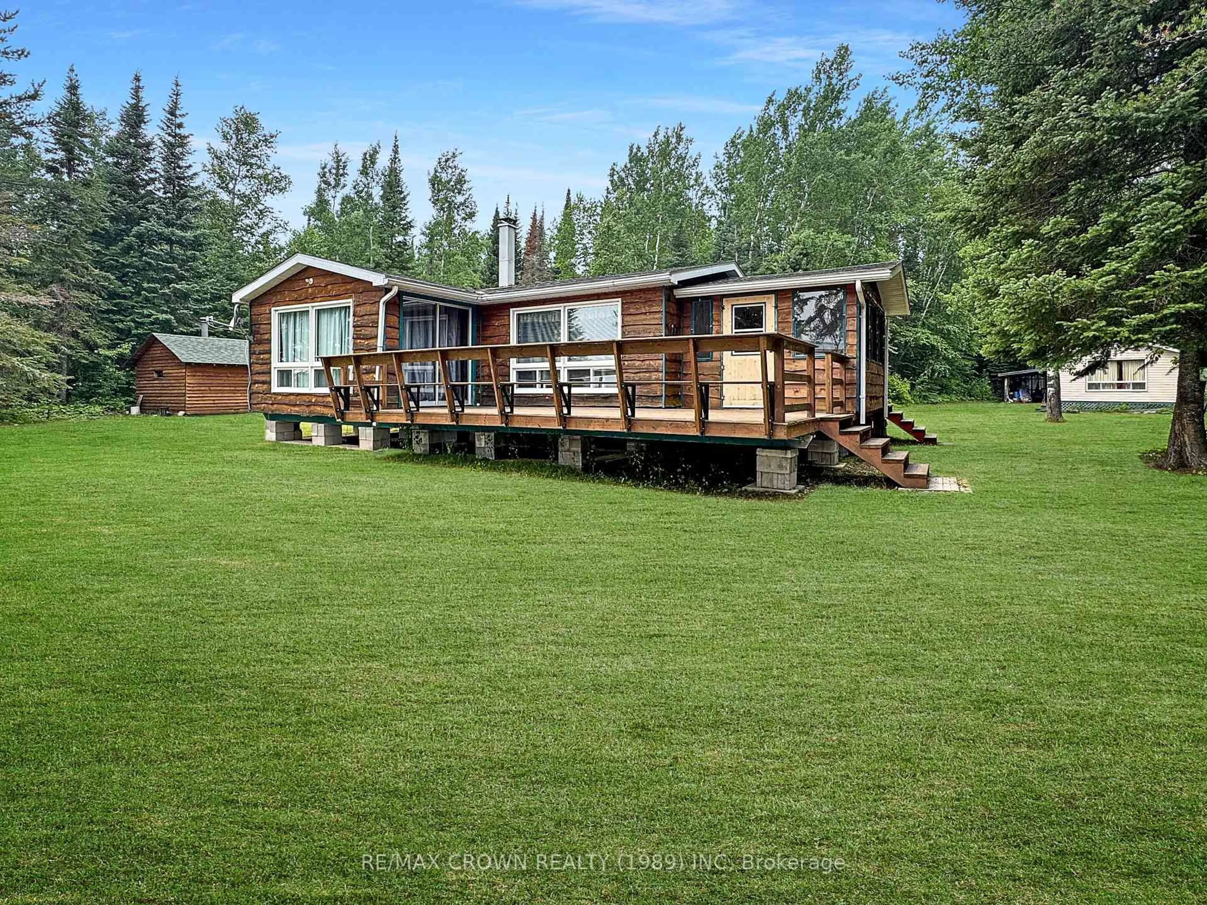 A pic from outside/outdoor area/front of a property/back of a property/a pic from drone, unknown for Lot 50 Kirmick Lodge Rd #UNORGANIZED, Algoma Remote Area Ontario P0M 1Z0