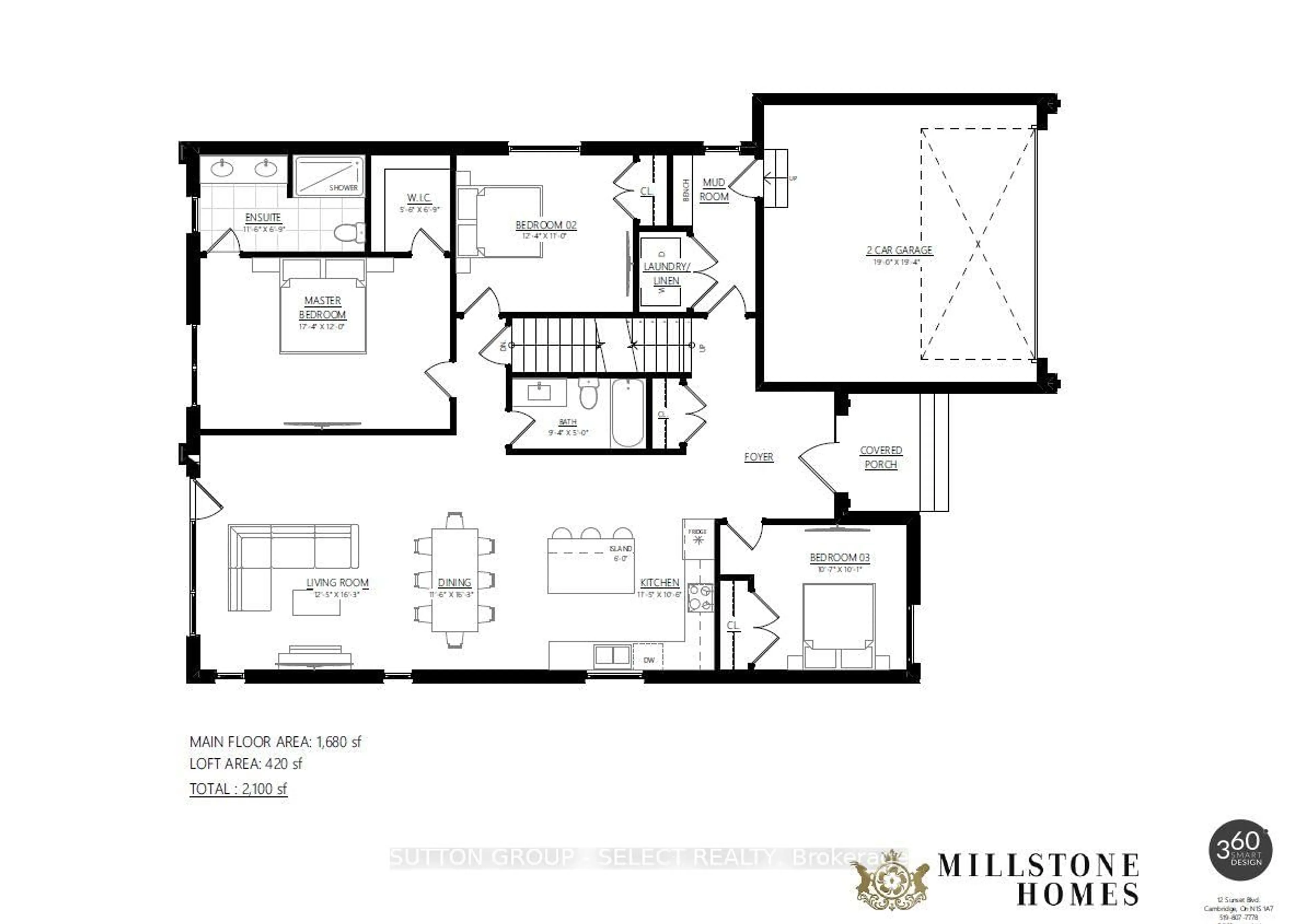 Floor plan for 22 Five Stakes St, Southwold Ontario N5P 3T2