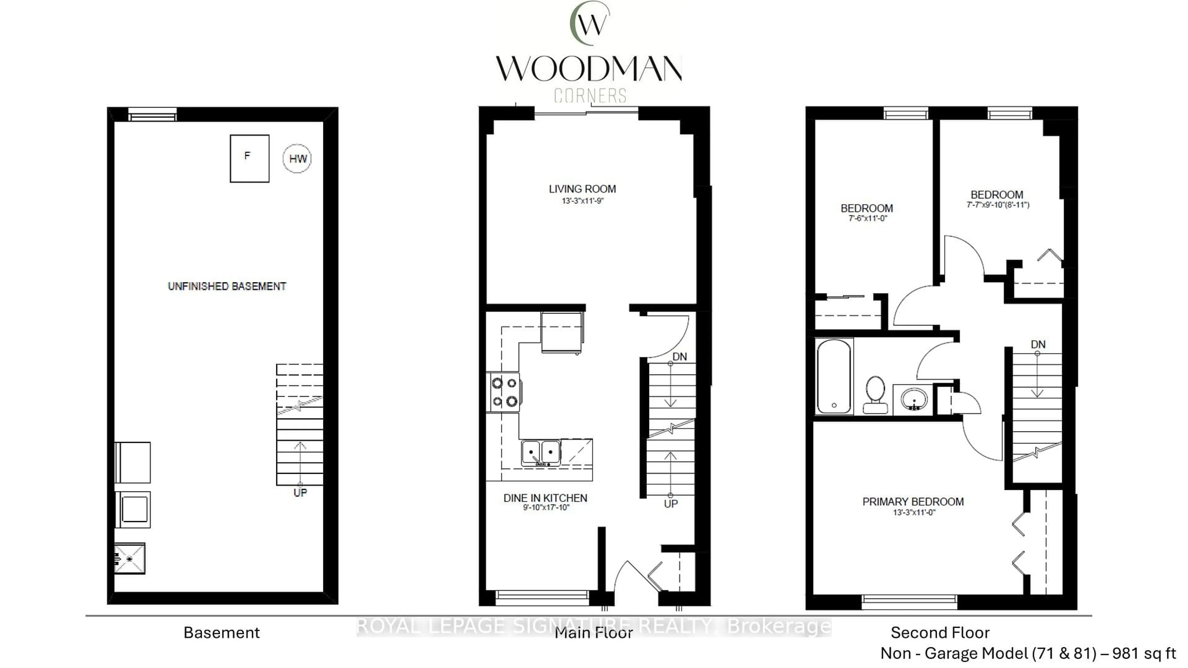 Floor plan for 81 Woodman Dr, Hamilton Ontario L8H 2M5