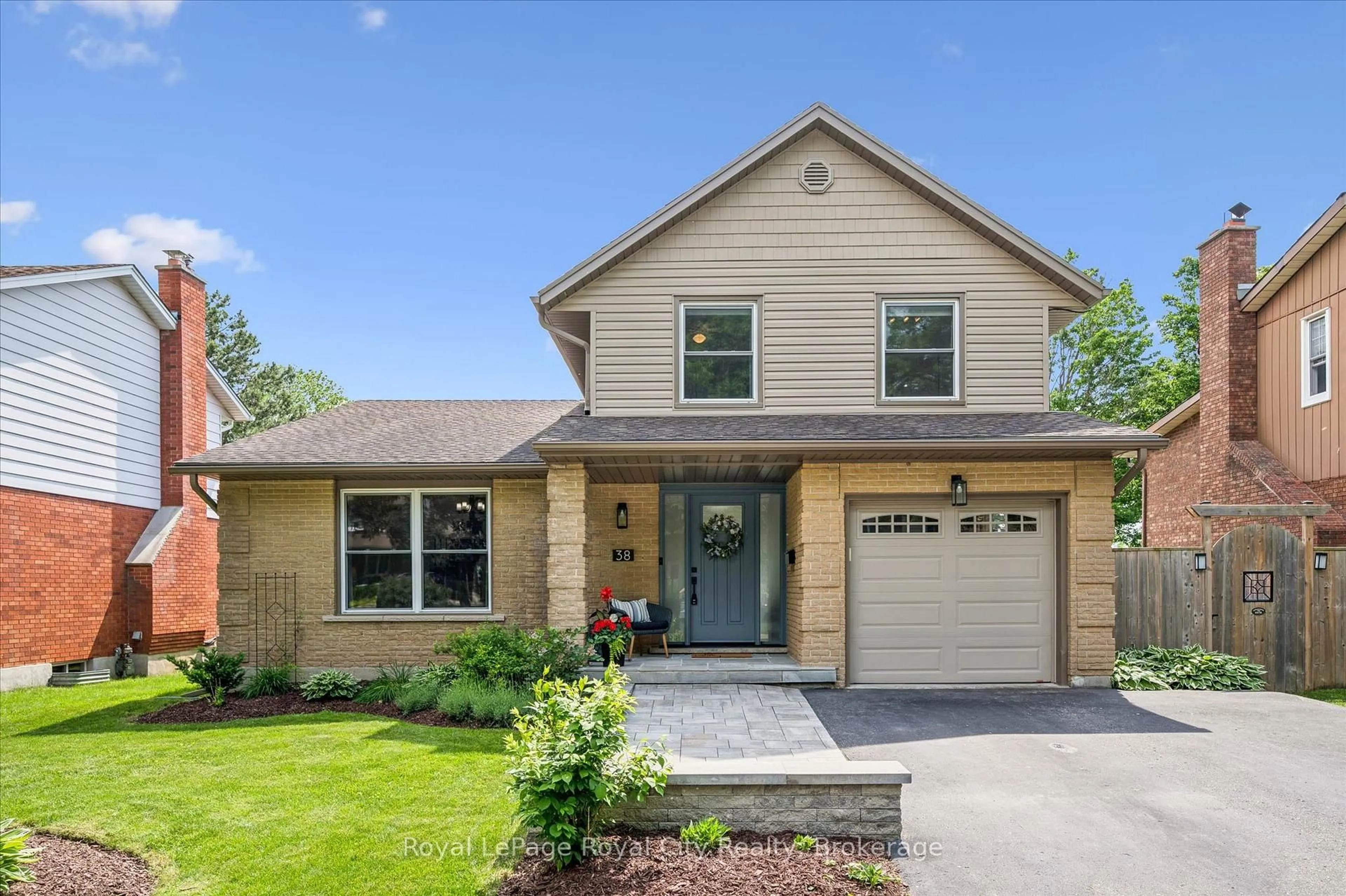 Home with brick exterior material, street for 38 Shadybrook Cres, Guelph Ontario N1G 3G5