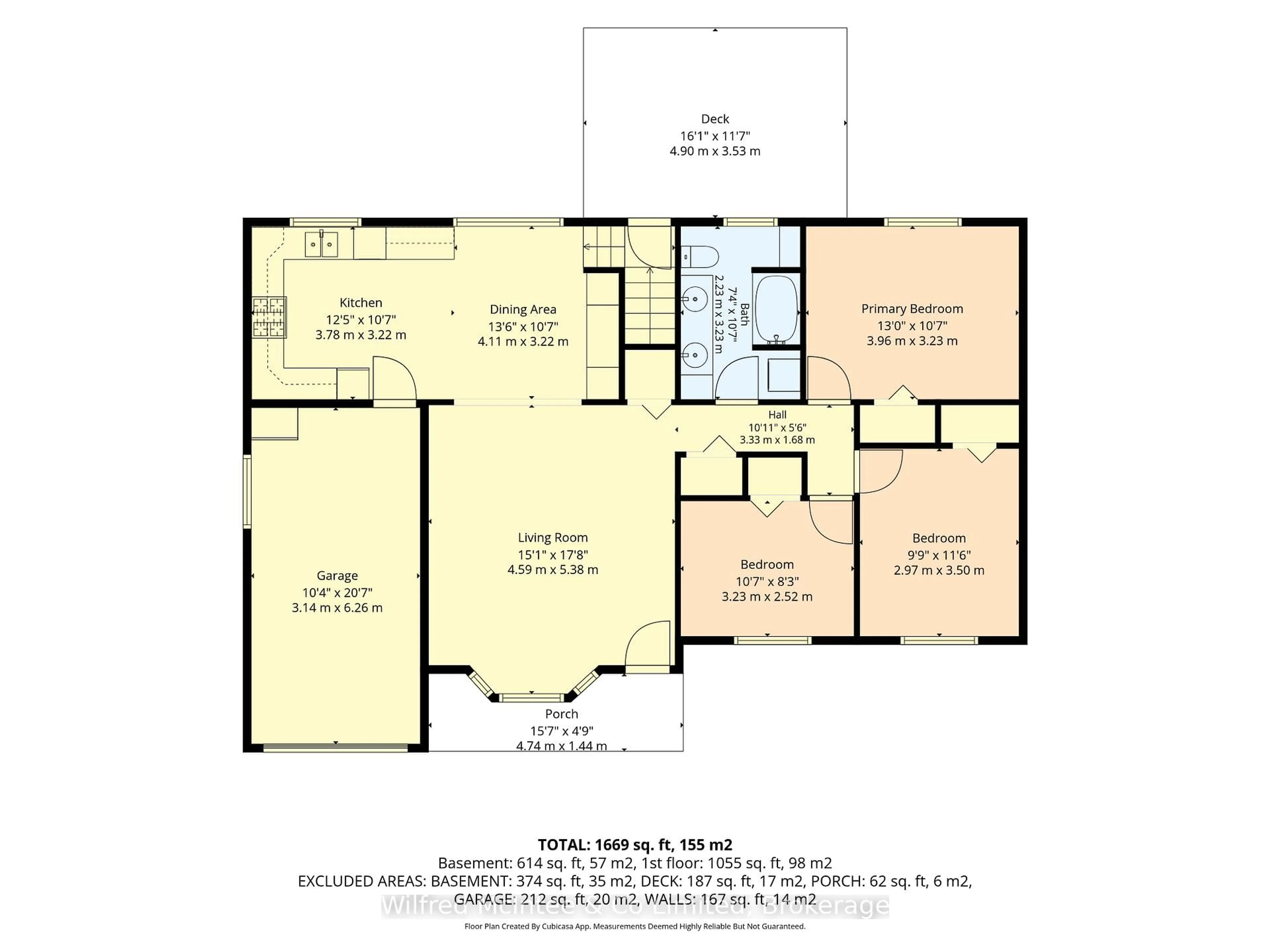 Floor plan for 322 Thomas St, Brockton Ontario N0G 2V0