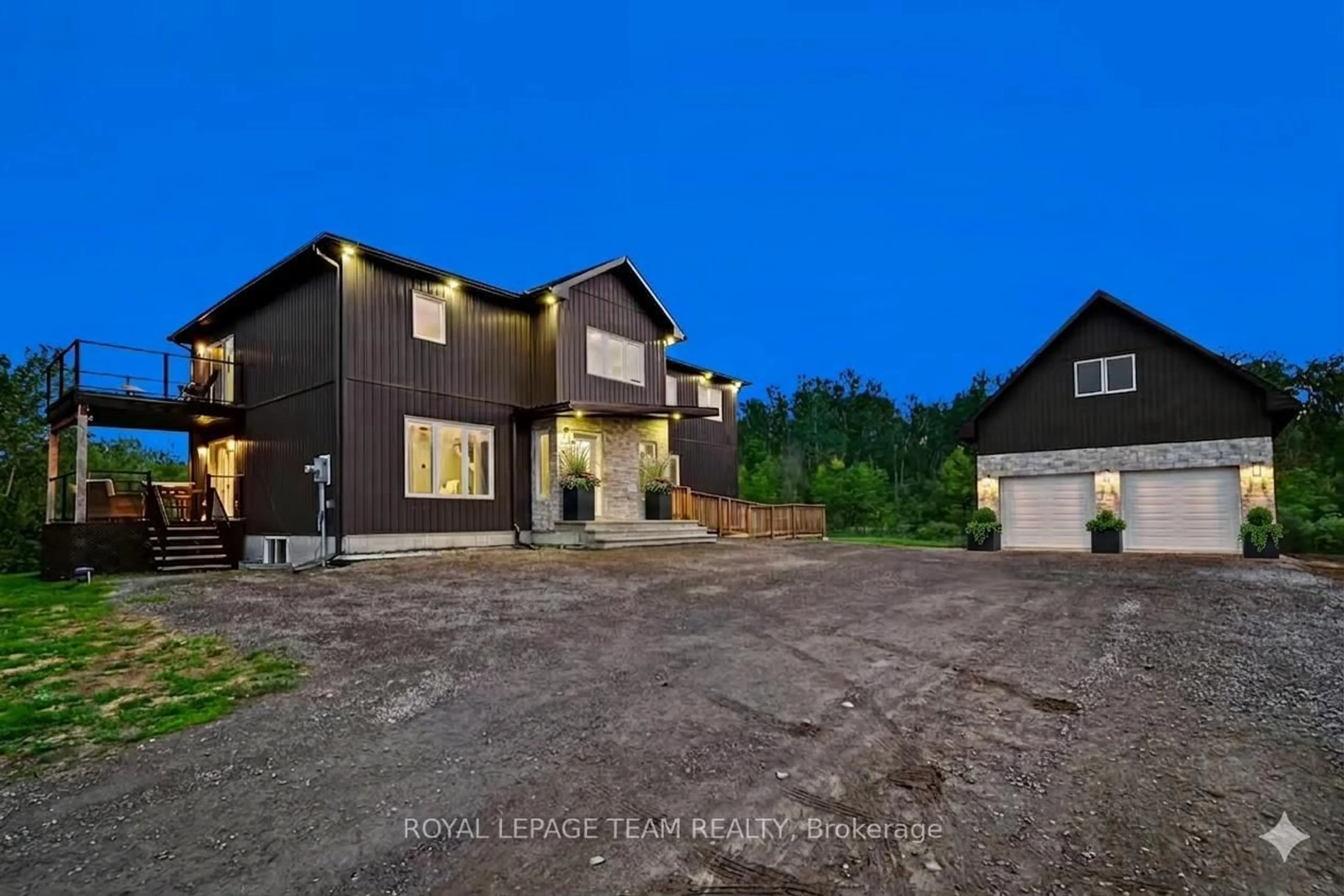 A pic from outside/outdoor area/front of a property/back of a property/a pic from drone, street for 7012 Malakoff Rd, North Gower Ontario K0A 2T0