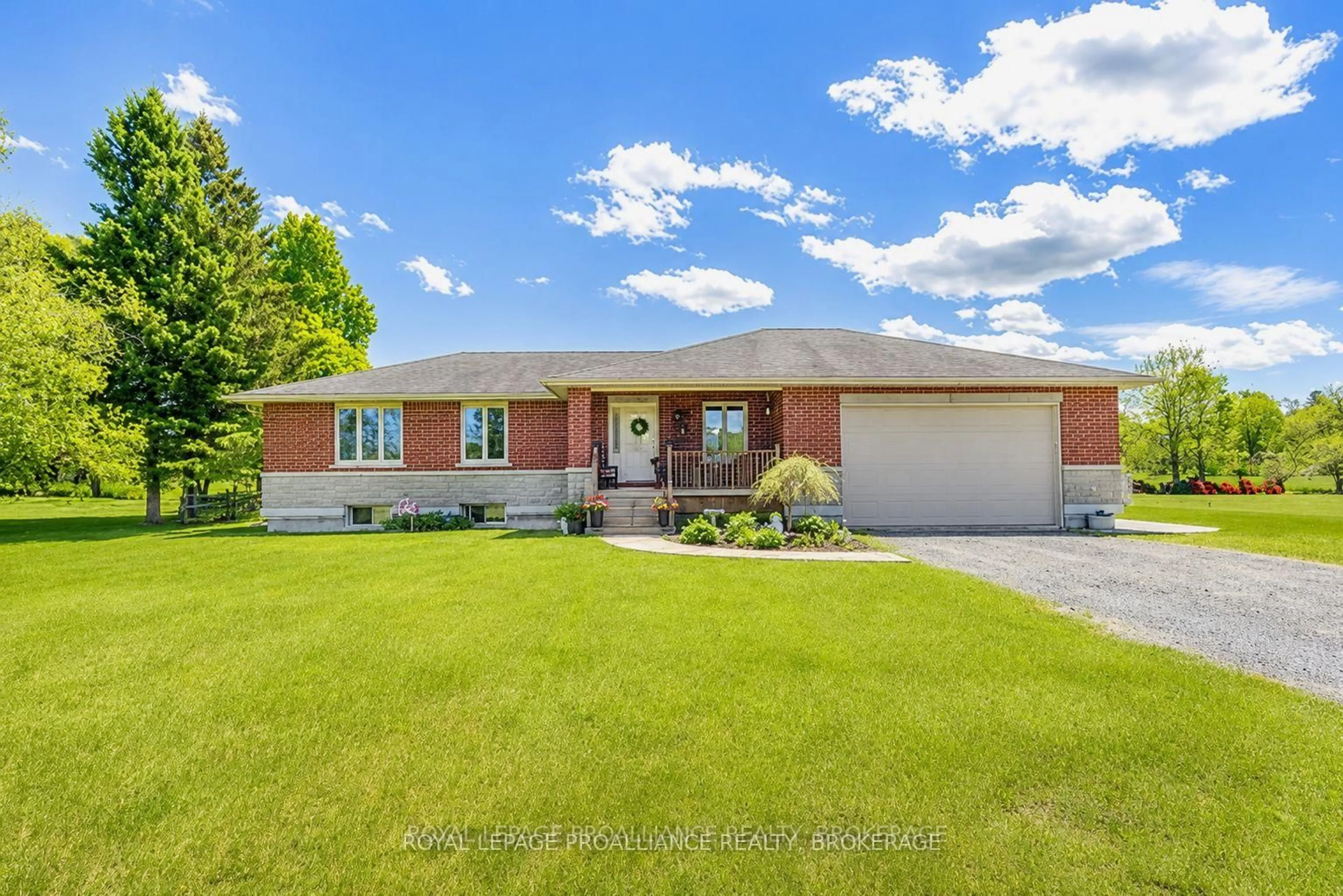 Home with brick exterior material, street for 4279 Arena Boundary Rd, Godfrey Ontario K0H 1T0