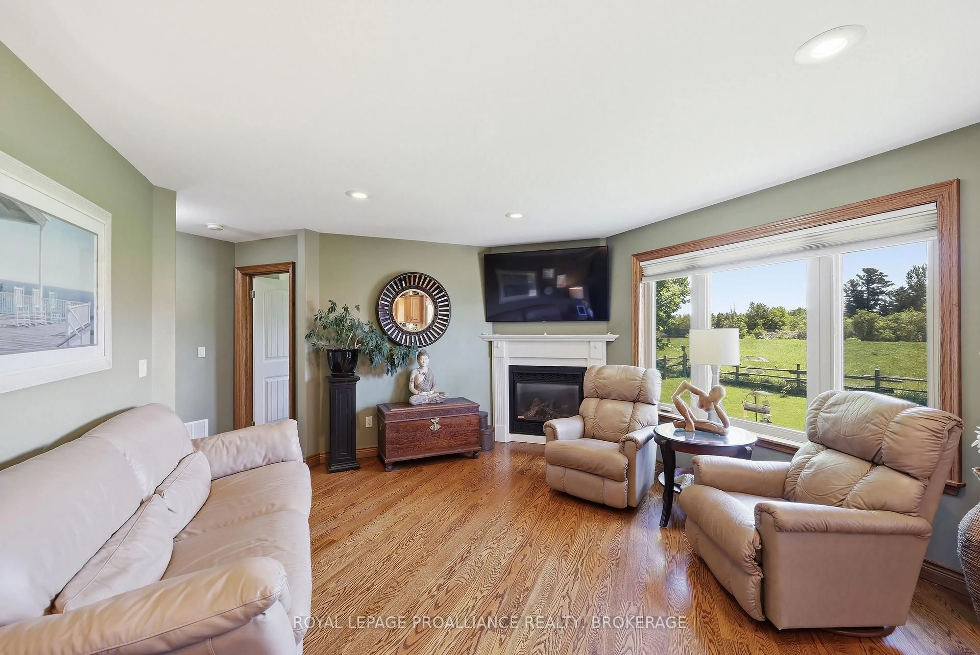 Living room with furniture, unknown for 4279 Arena Boundary Rd, Godfrey Ontario K0H 1T0