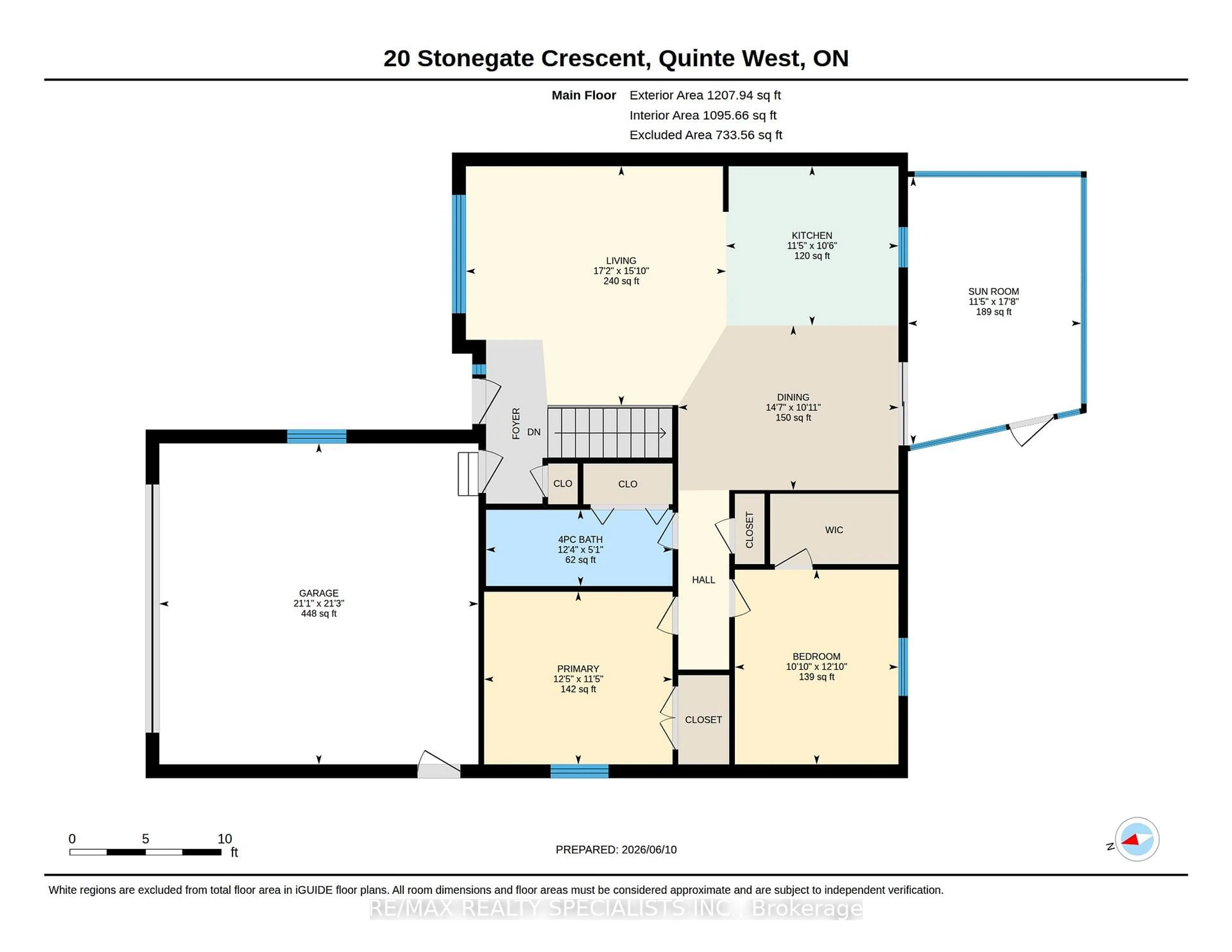 Floor plan for 20 Stonegate Cres, Hastings Ontario K0K 2C0