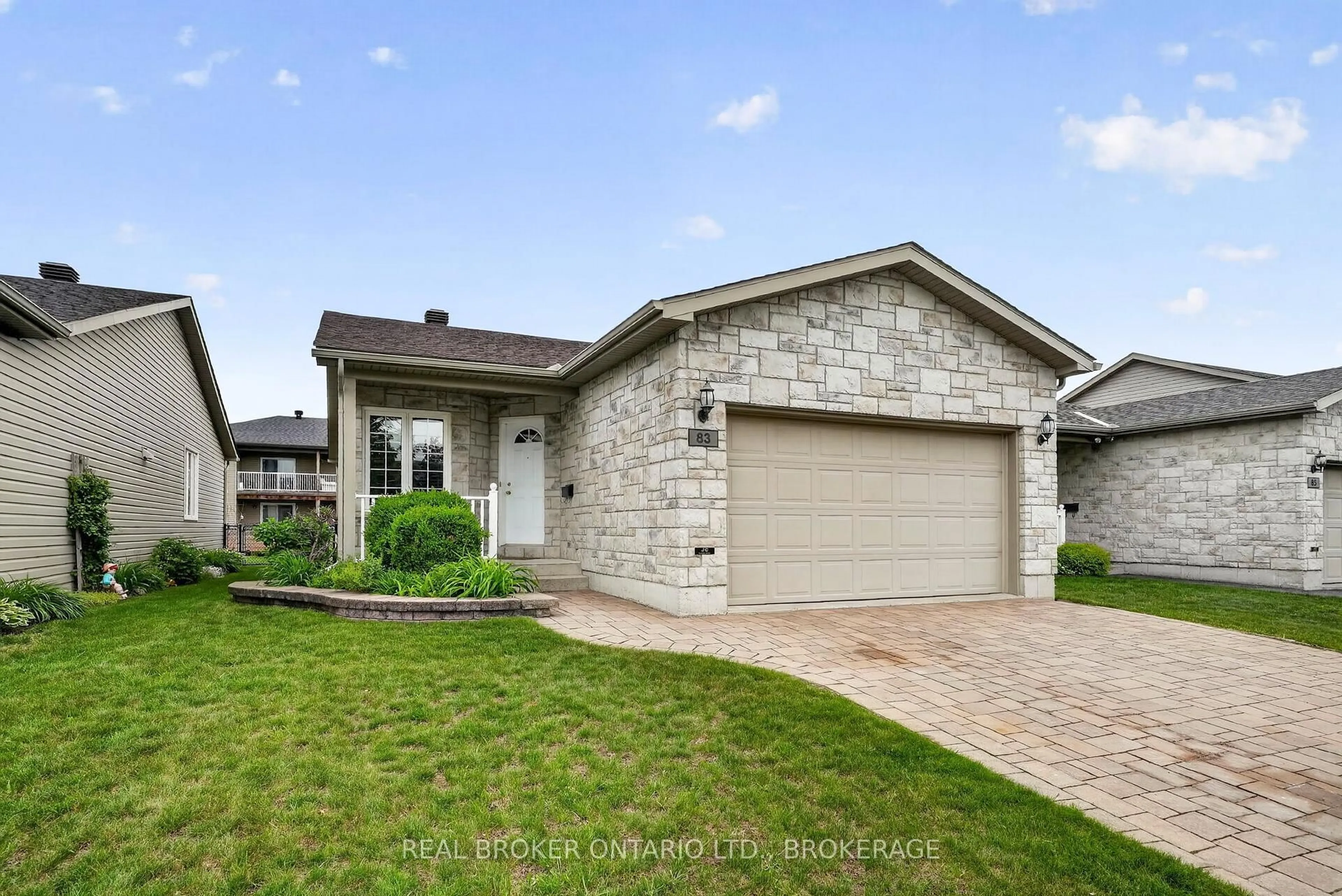 Home with brick exterior material, street for 83 Sunset Blvd, Cornwall Ontario K6H 7M3