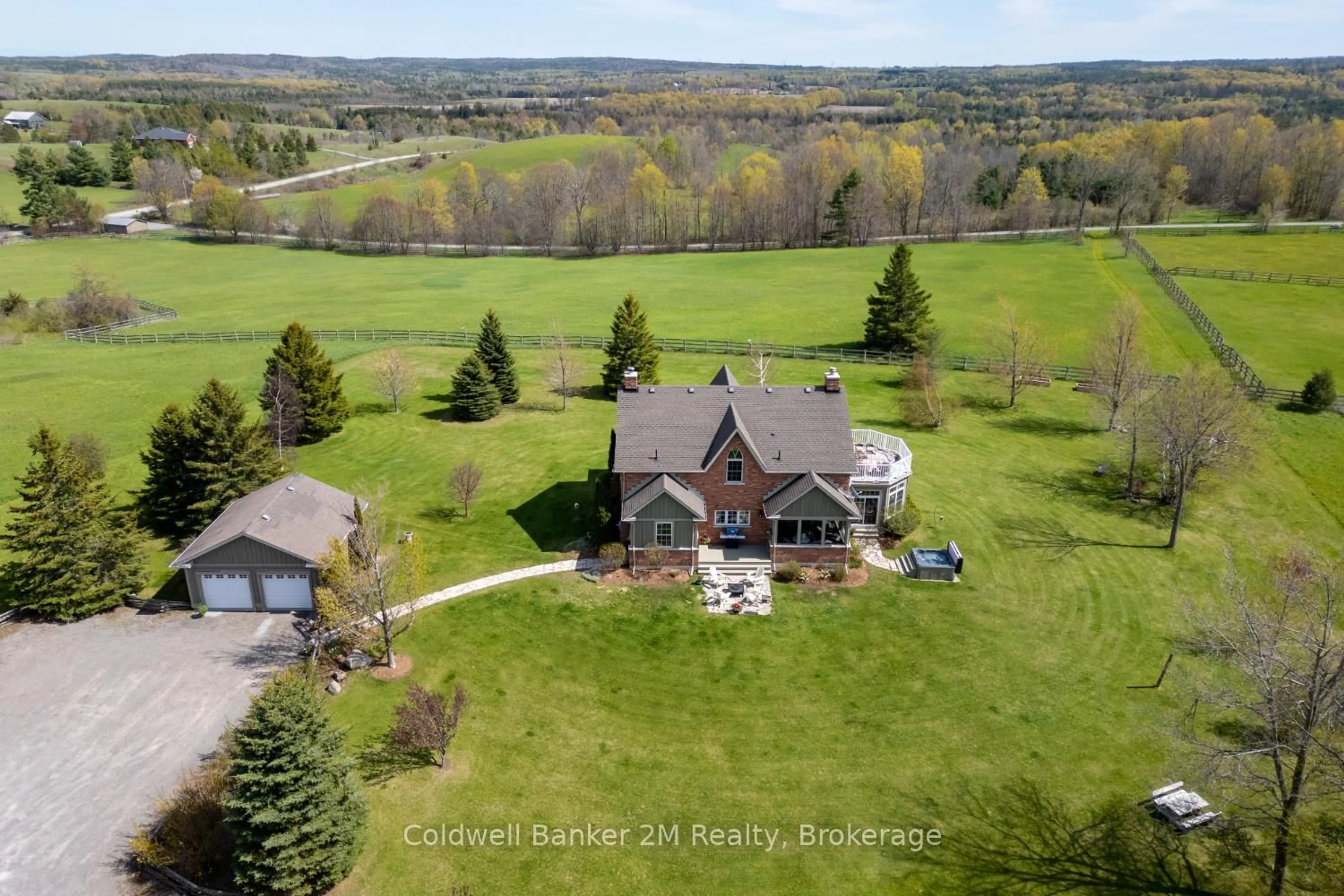 A pic from outside/outdoor area/front of a property/back of a property/a pic from drone, water/lake/river/ocean view for 268 Leach Rd, Alnwick/Haldimand Ontario K0K 2X0
