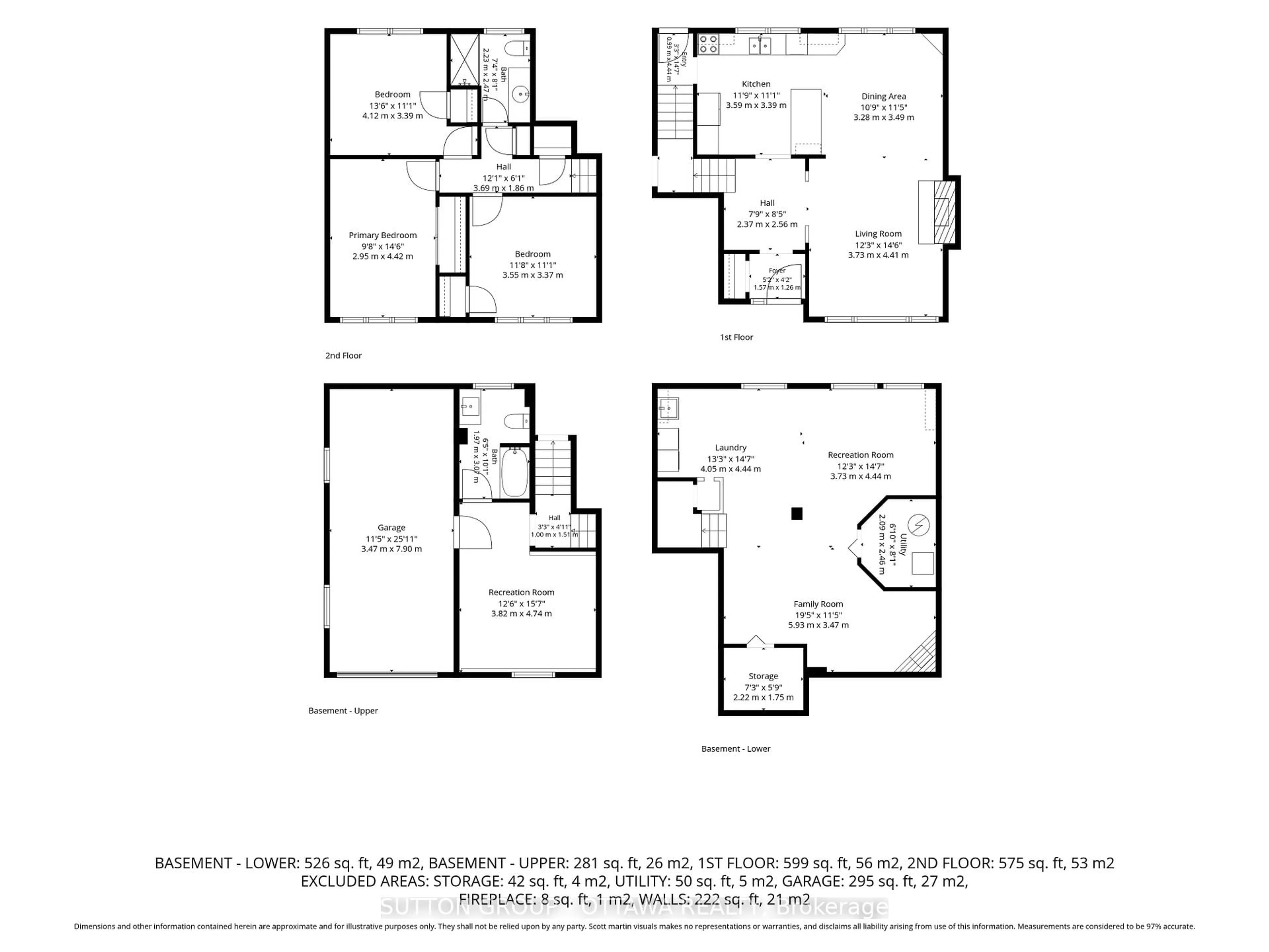 Floor plan for 1166 Whitmore Ave, Ottawa Ontario K2C 2N8