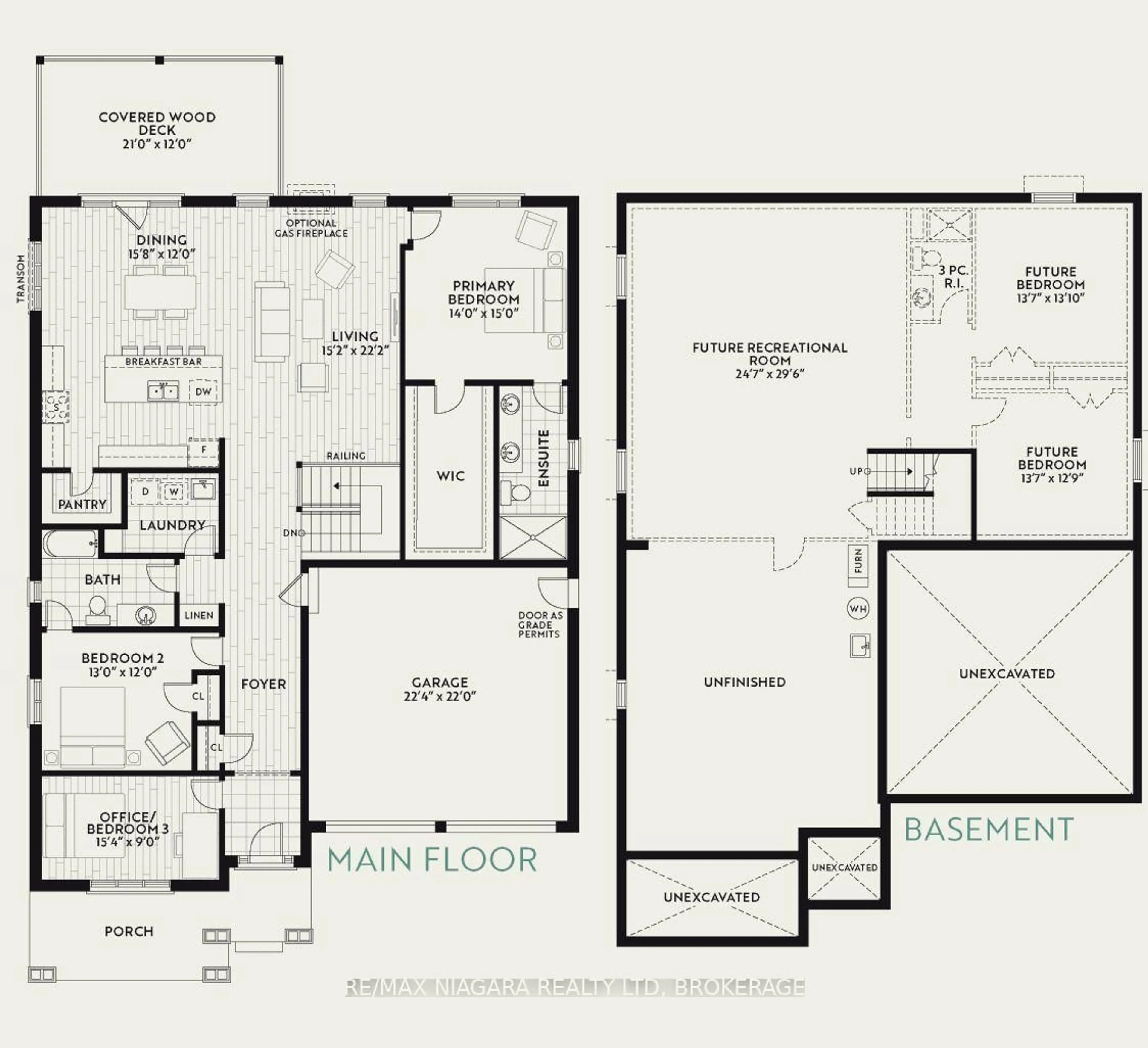 Floor plan for 21 Accursi Cres, Pelham Ontario L0S 1E4