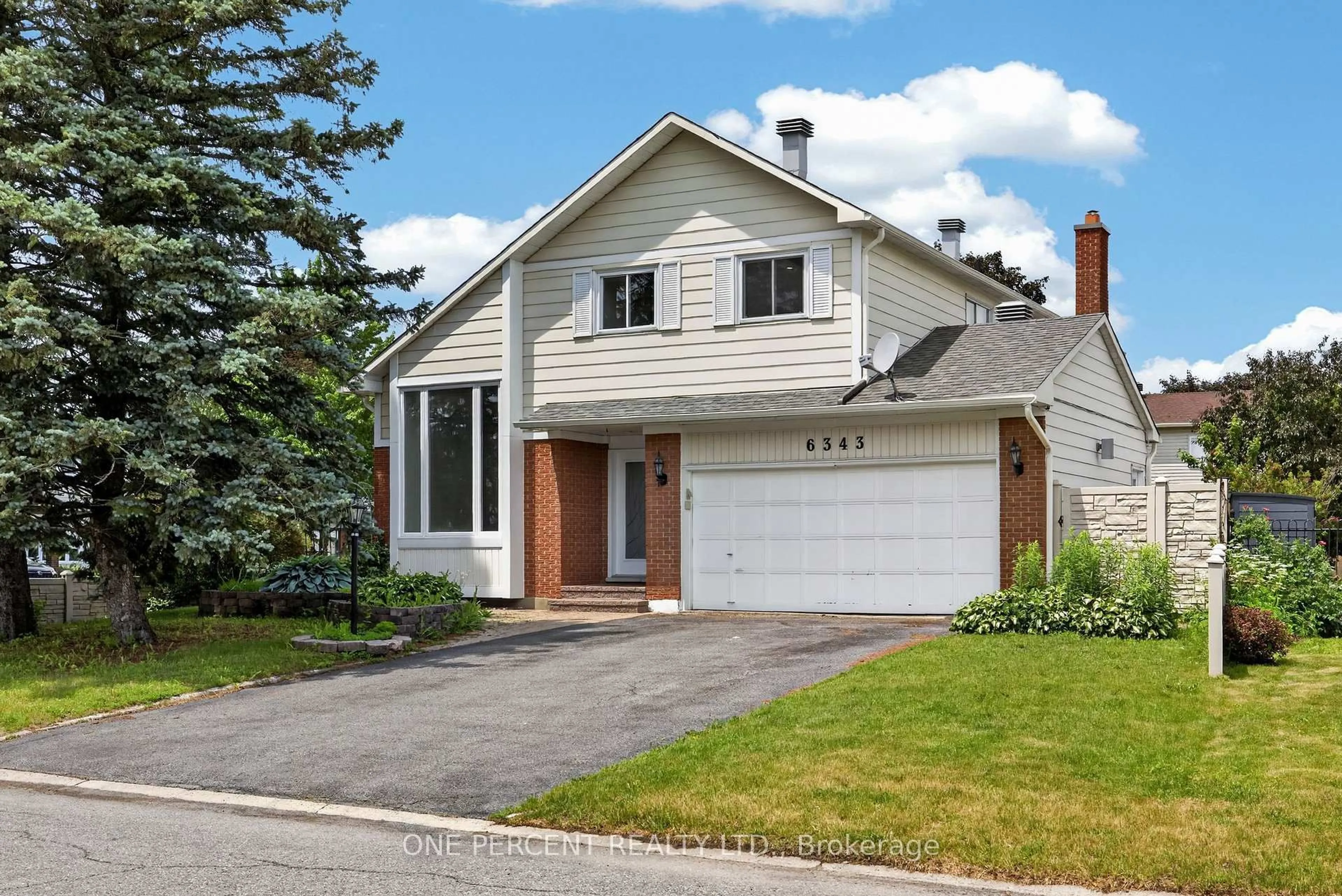 Home with vinyl exterior material, street for 6343 Mattice Ave, Ottawa Ontario K1C 2G1