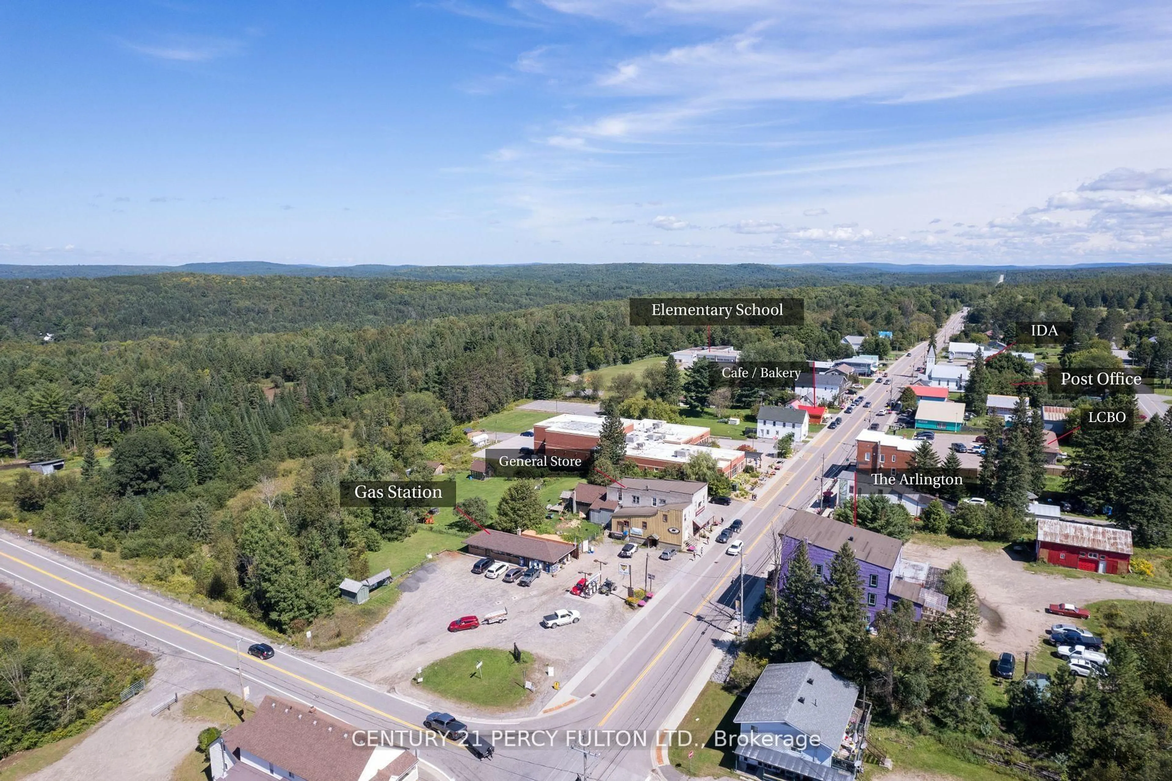 A pic from outside/outdoor area/front of a property/back of a property/a pic from drone, mountain view for 100 B Baragars Rd, Maynooth Ontario K0L 2K0