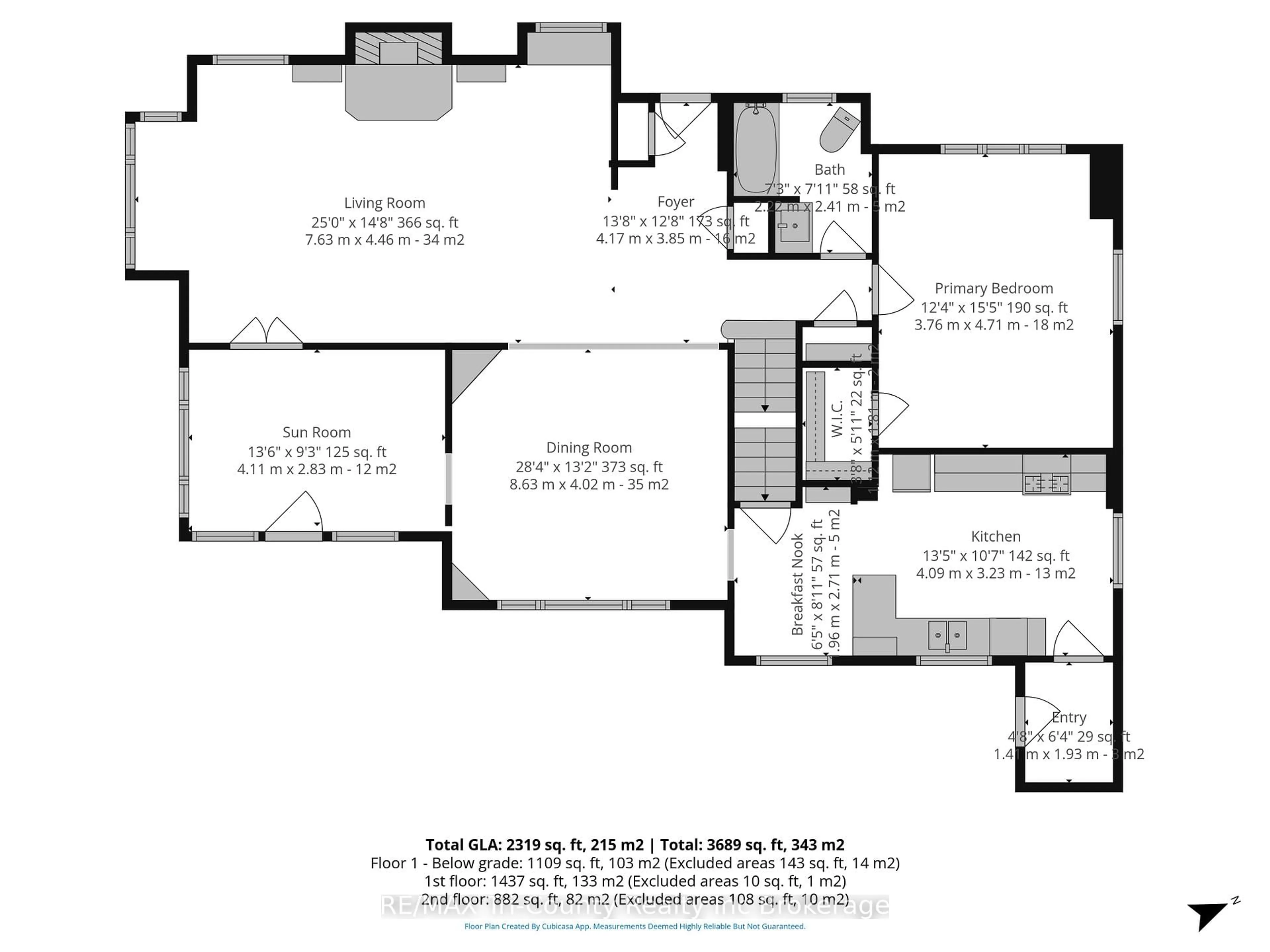 Floor plan for 909 James St, Norfolk Ontario N4B 2E3