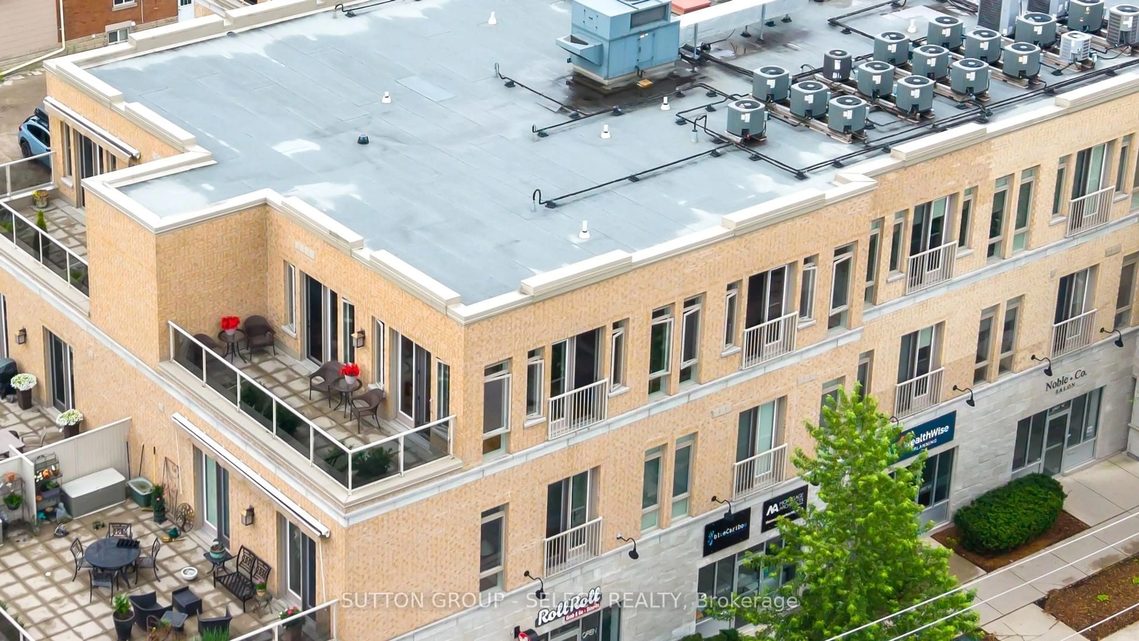 A pic from outside/outdoor area/front of a property/back of a property/a pic from drone, city buildings view from balcony for 162 Wortley Rd #305, London South Ontario N6C 3P7