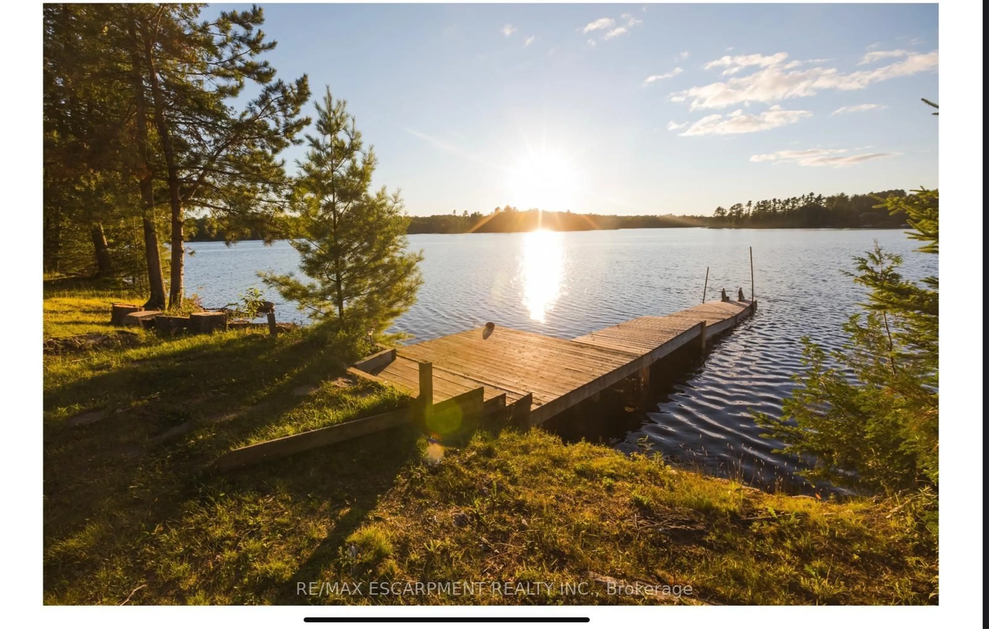 A pic from outside/outdoor area/front of a property/back of a property/a pic from drone, water/lake/river/ocean view for 372 Gunter Lake Rd, Hastings Ontario K0L 1W0