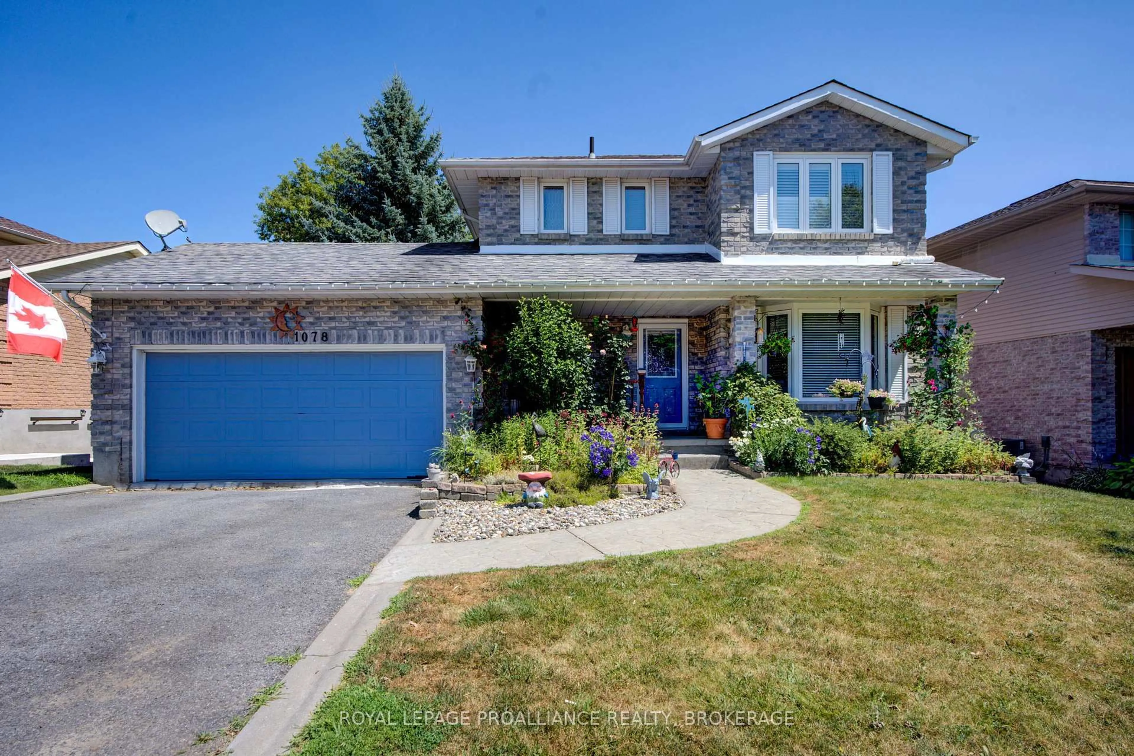 Home with brick exterior material, street for 1078 Lombardy St, Kingston Ontario K7M 8M6