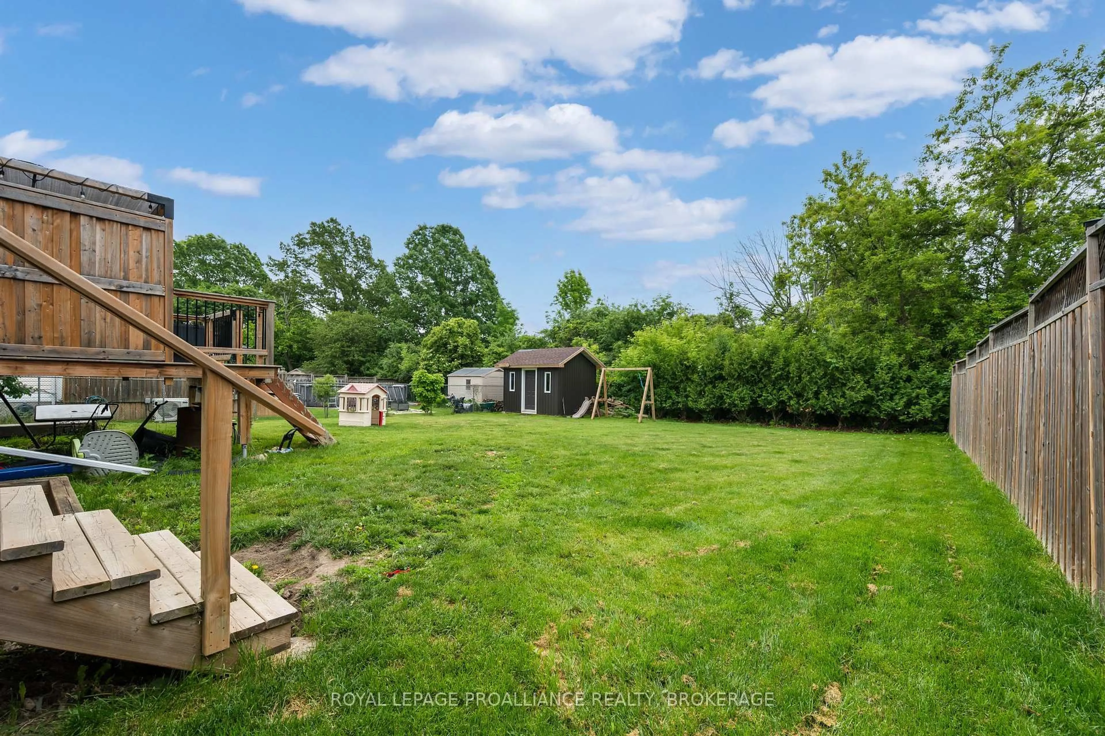 A pic from outside/outdoor area/front of a property/back of a property/a pic from drone, water/lake/river/ocean view for 576 Barnsley Cres, Kingston Ontario K7M 8X3