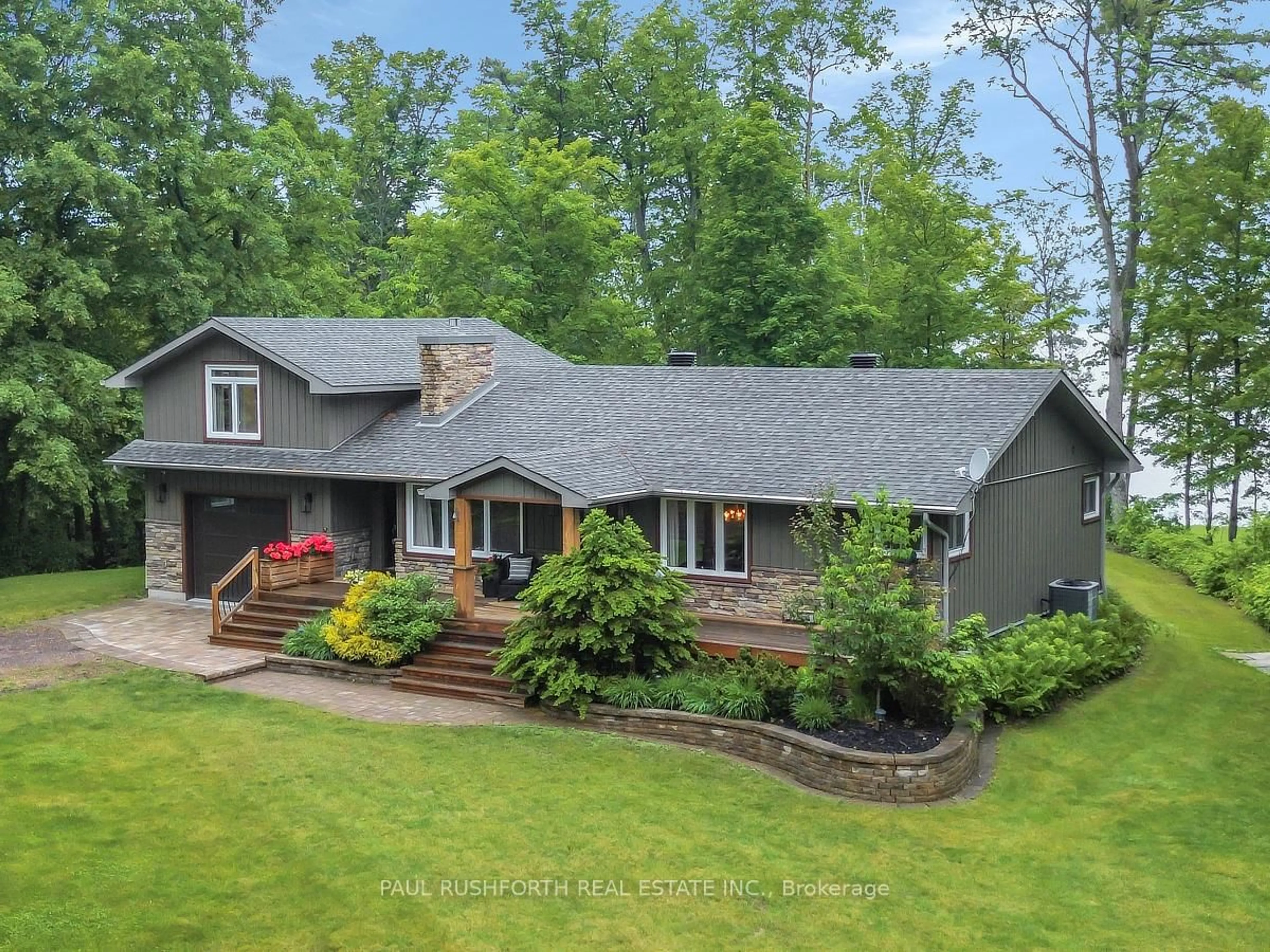A pic from outside/outdoor area/front of a property/back of a property/a pic from drone, unknown for 4478 River Rd, Renfrew Ontario K7V 3Z8