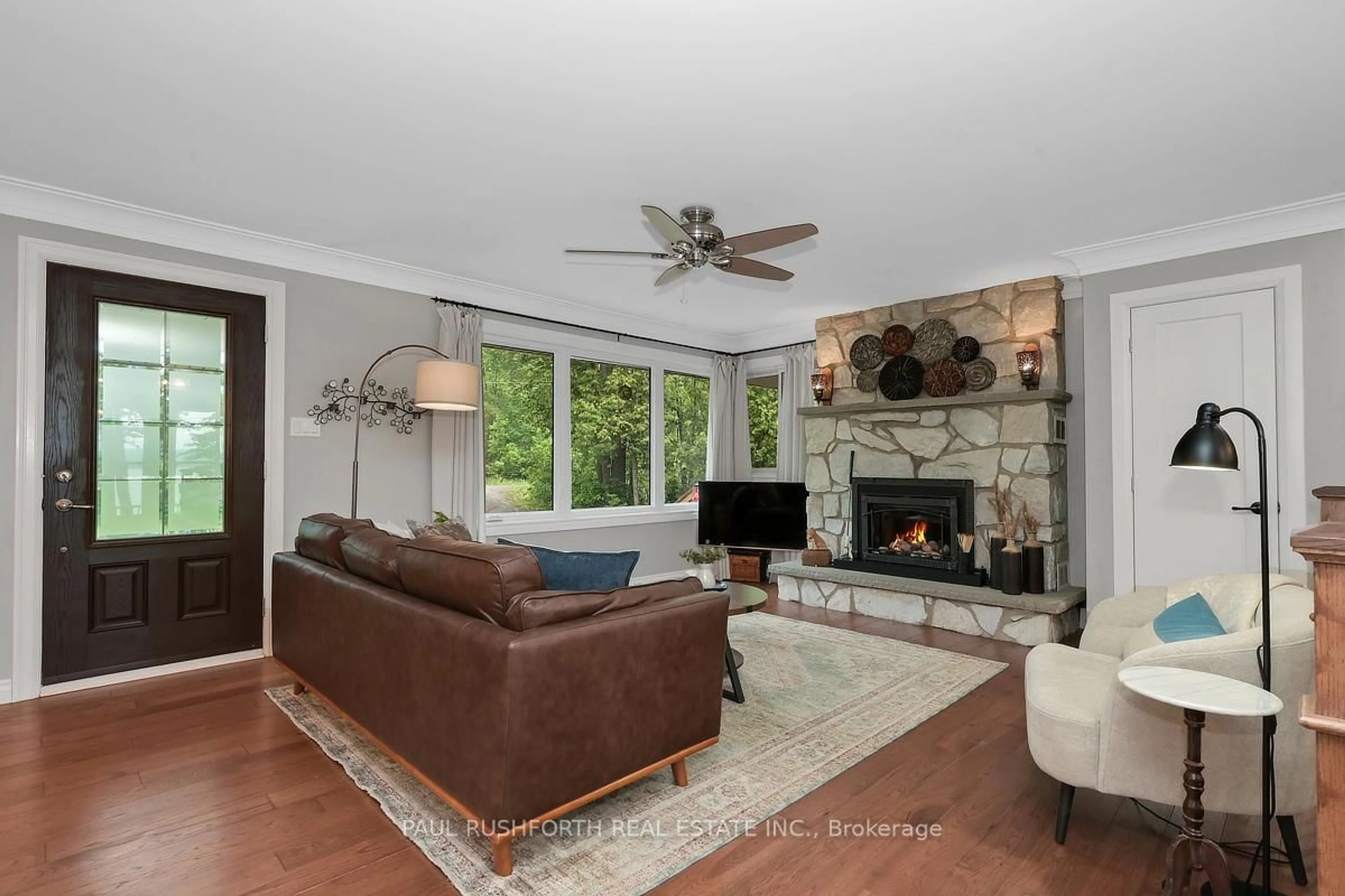 Living room with furniture, ceramic/tile floor for 4478 River Rd, Renfrew Ontario K7V 3Z8