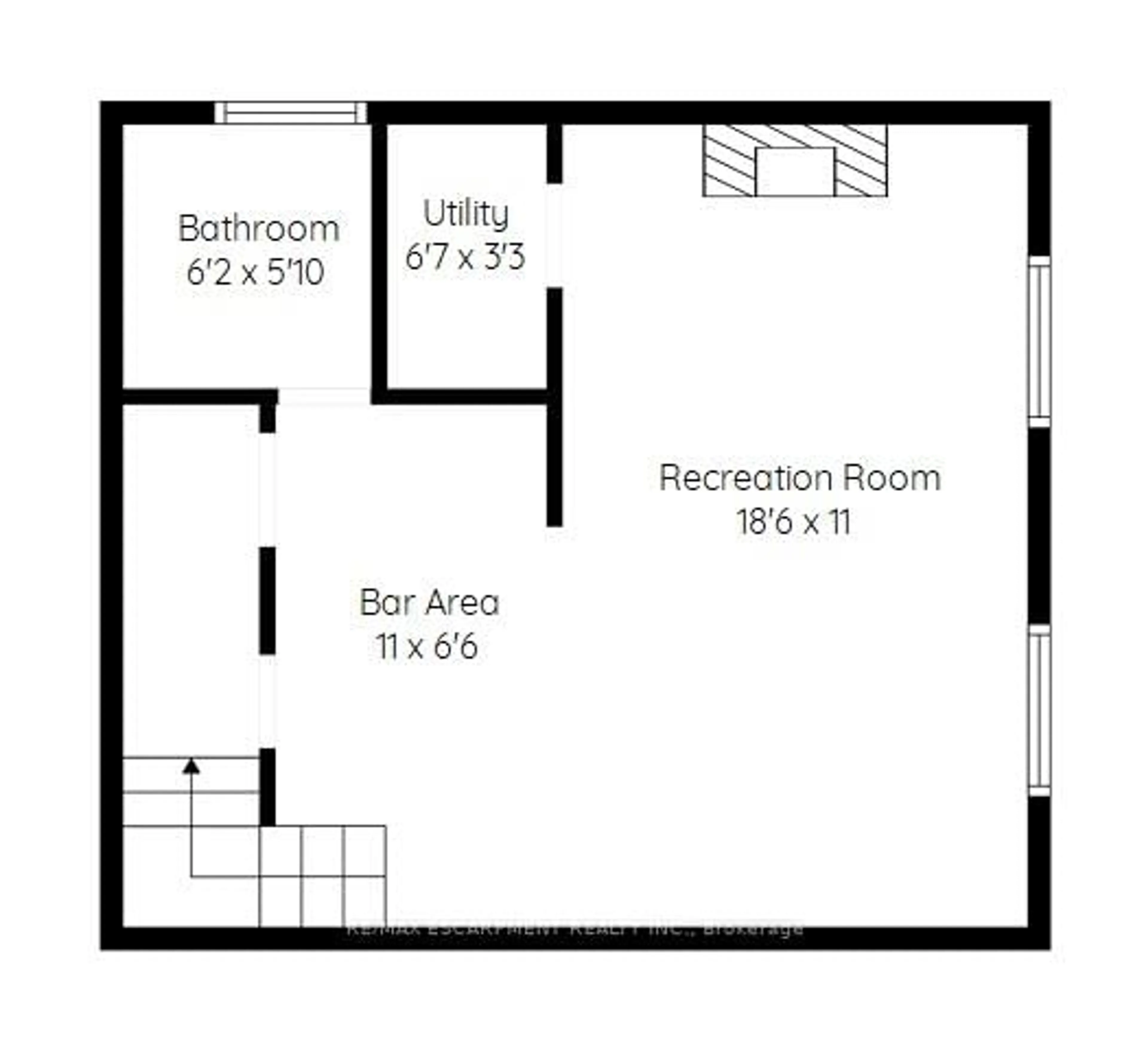 Floor plan for 26 Kirkland Ave, Hamilton Ontario L8V 3V9