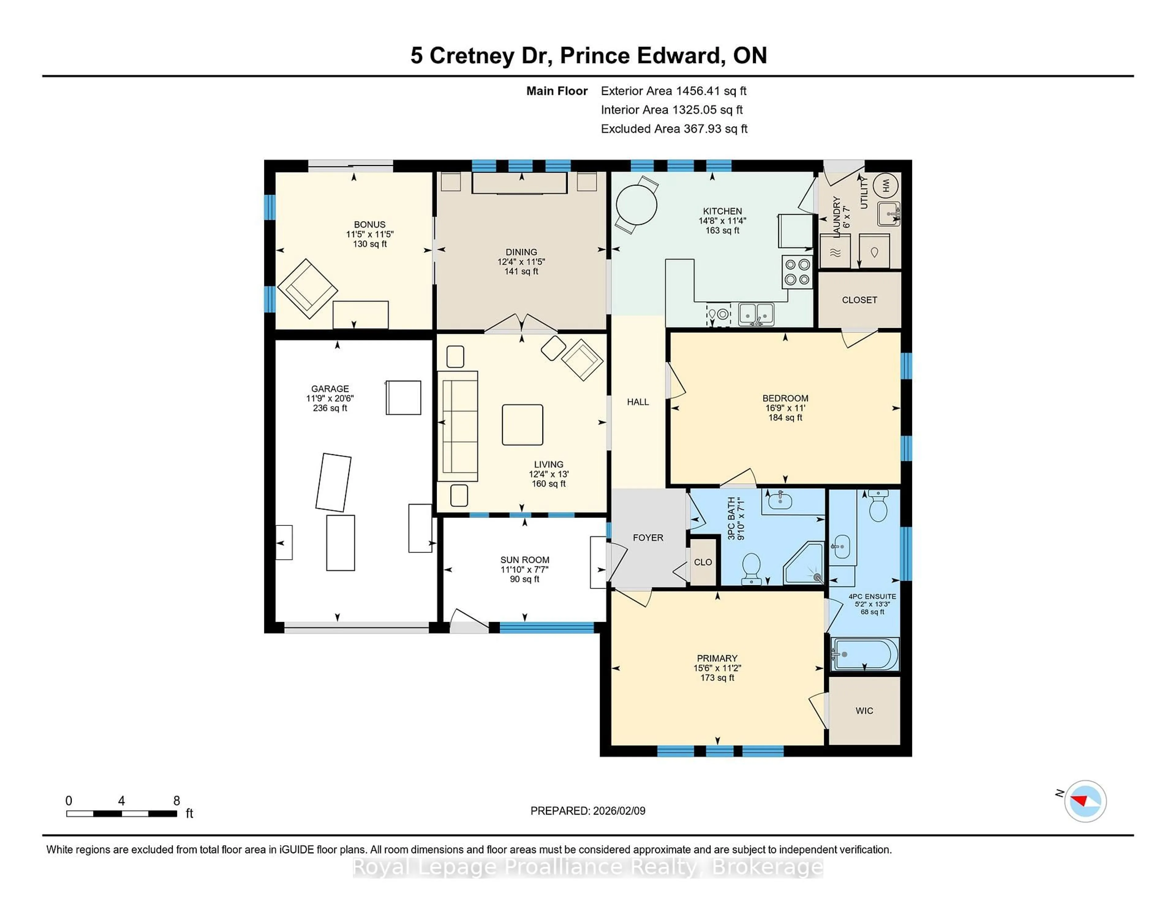 Floor plan for 5 Cretney Dr, Prince Edward County Ontario K0K 3L0