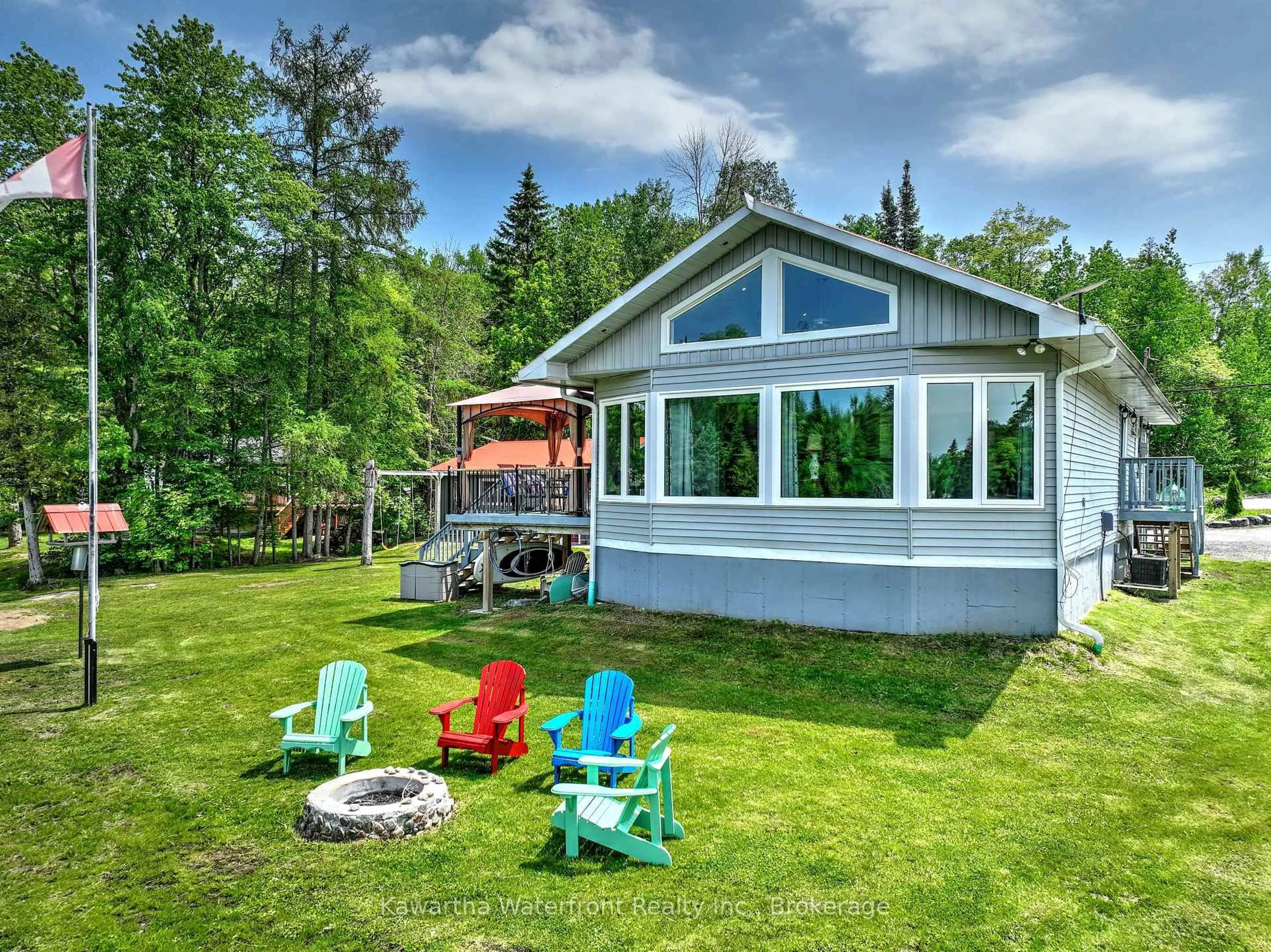 Patio, water/lake/river/ocean view for 32 Shadow Lake Road 2 Rd, Kawartha Lakes Ontario K0M 2L0