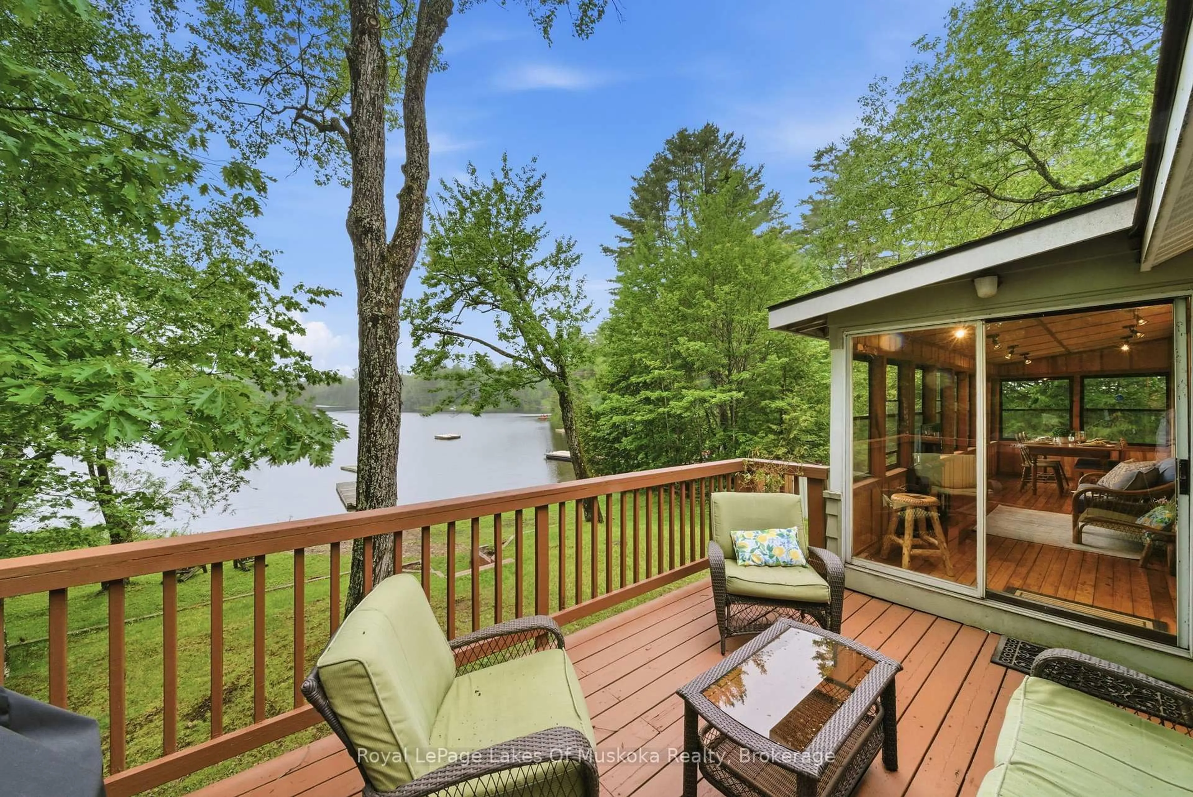 Patio, water/lake/river/ocean view for 11 Carol St, Lake of Bays Ontario P0B 1A0