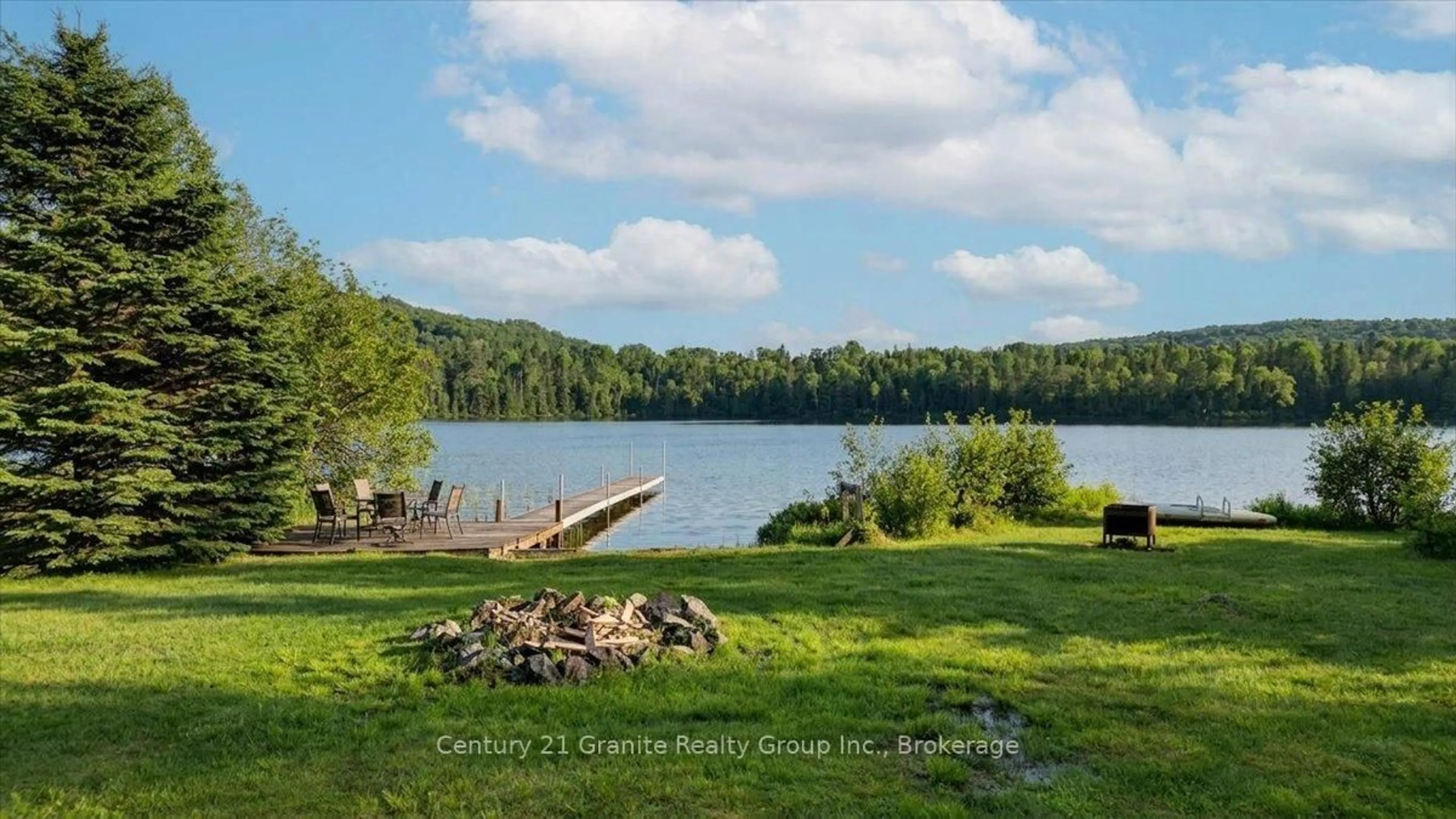 Patio, water/lake/river/ocean view for 2077 Mink Lake Rd, Coe Hill Ontario K0L 1P0