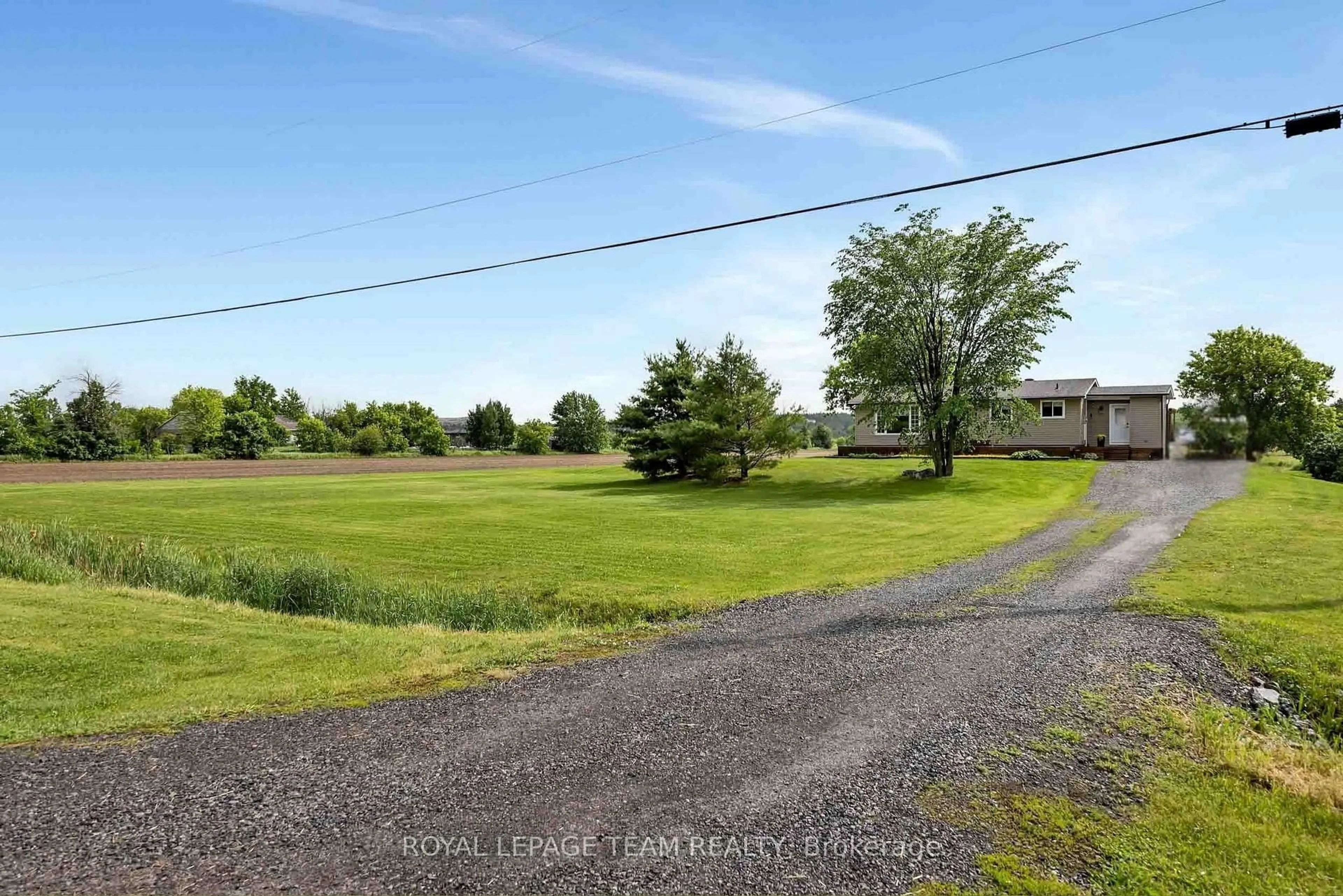 A pic from outside/outdoor area/front of a property/back of a property/a pic from drone, water/lake/river/ocean view for 3217 Woodkilton Rd, Ottawa Ontario K0A 1T0