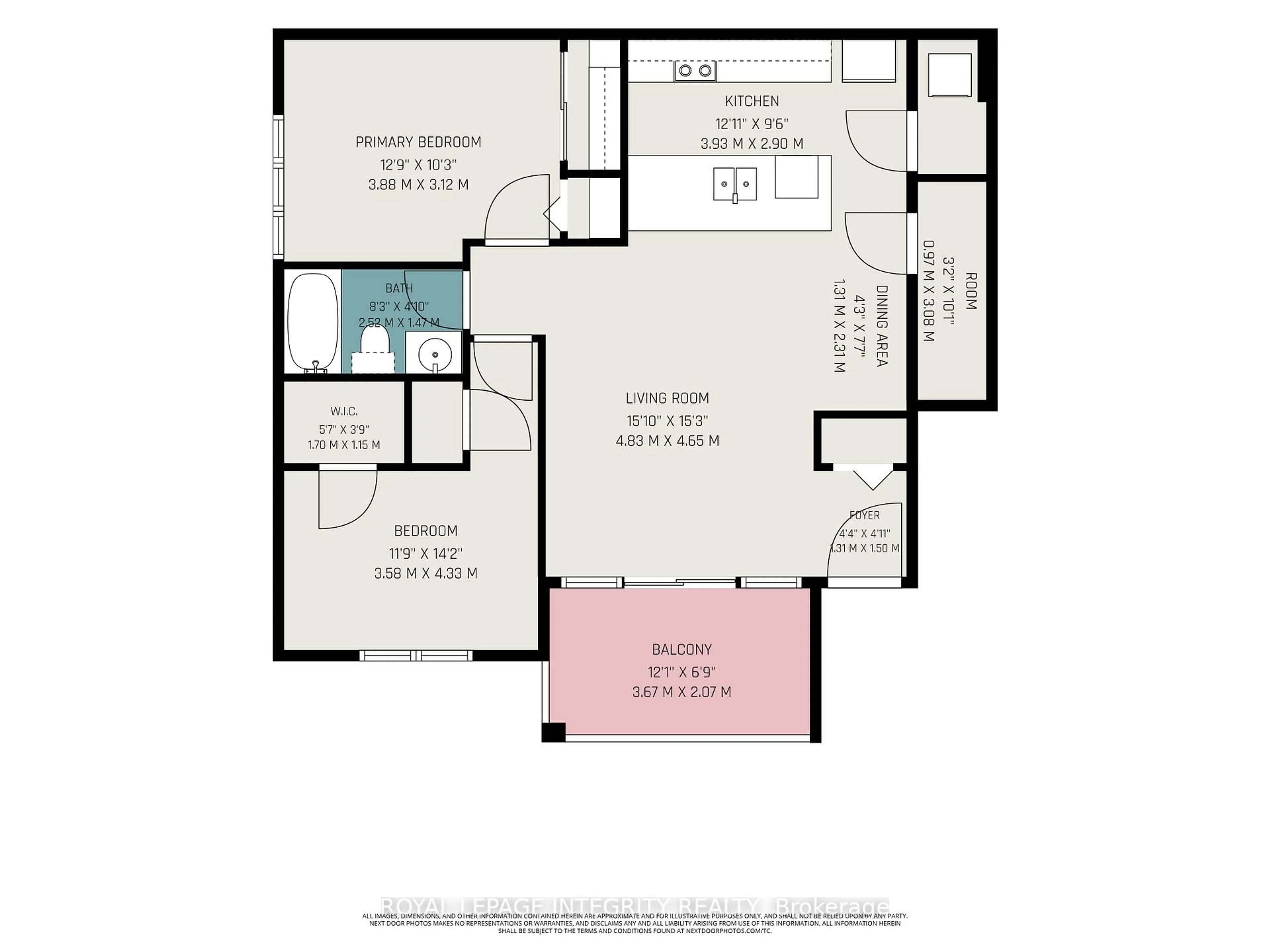 Floor plan for 139 Harthill Way #I, Ottawa Ontario K2J 5V1