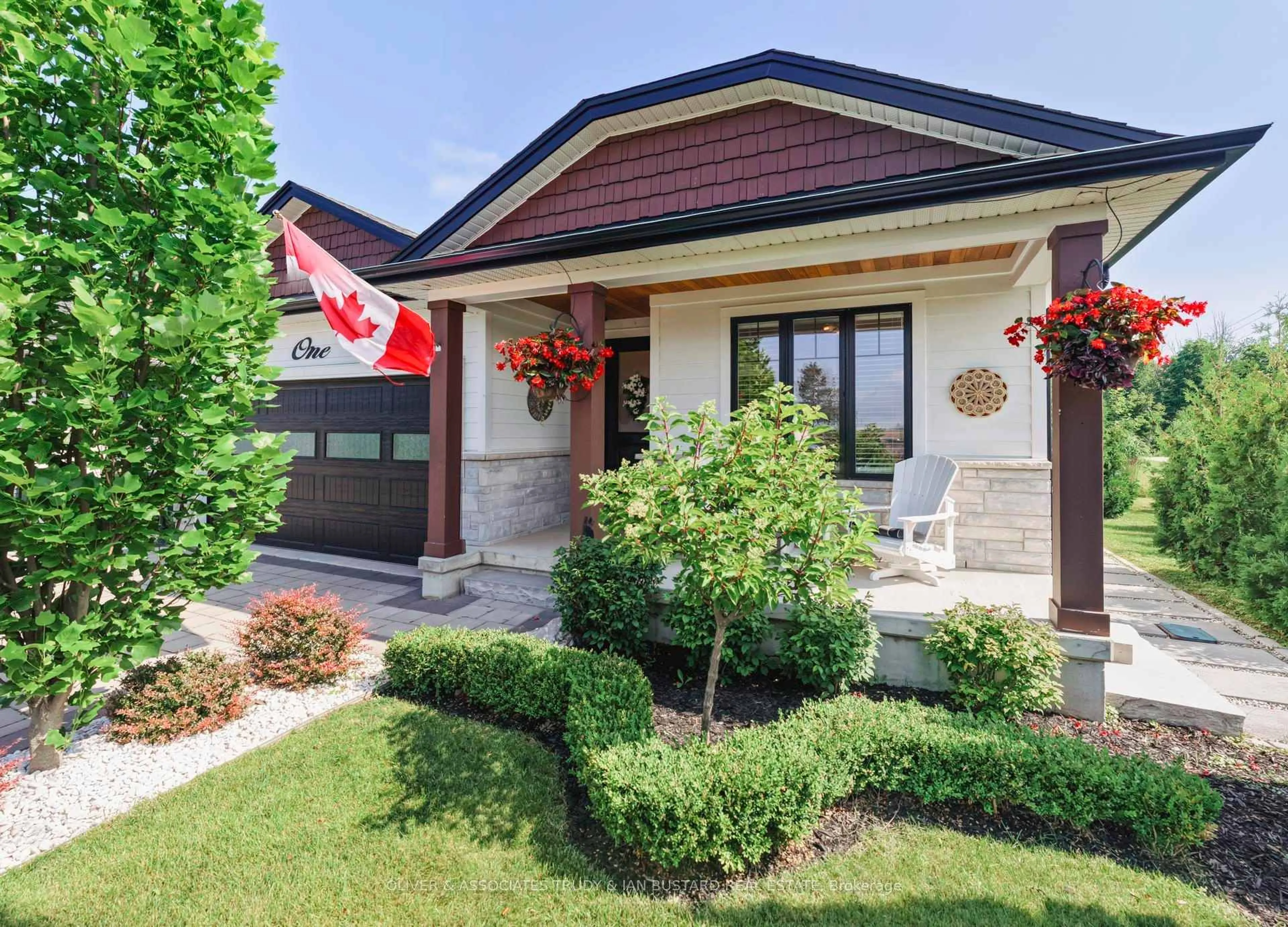 Home with brick exterior material, street for 1 Creek Side Pl, Lambton Shores Ontario N0M 1T0