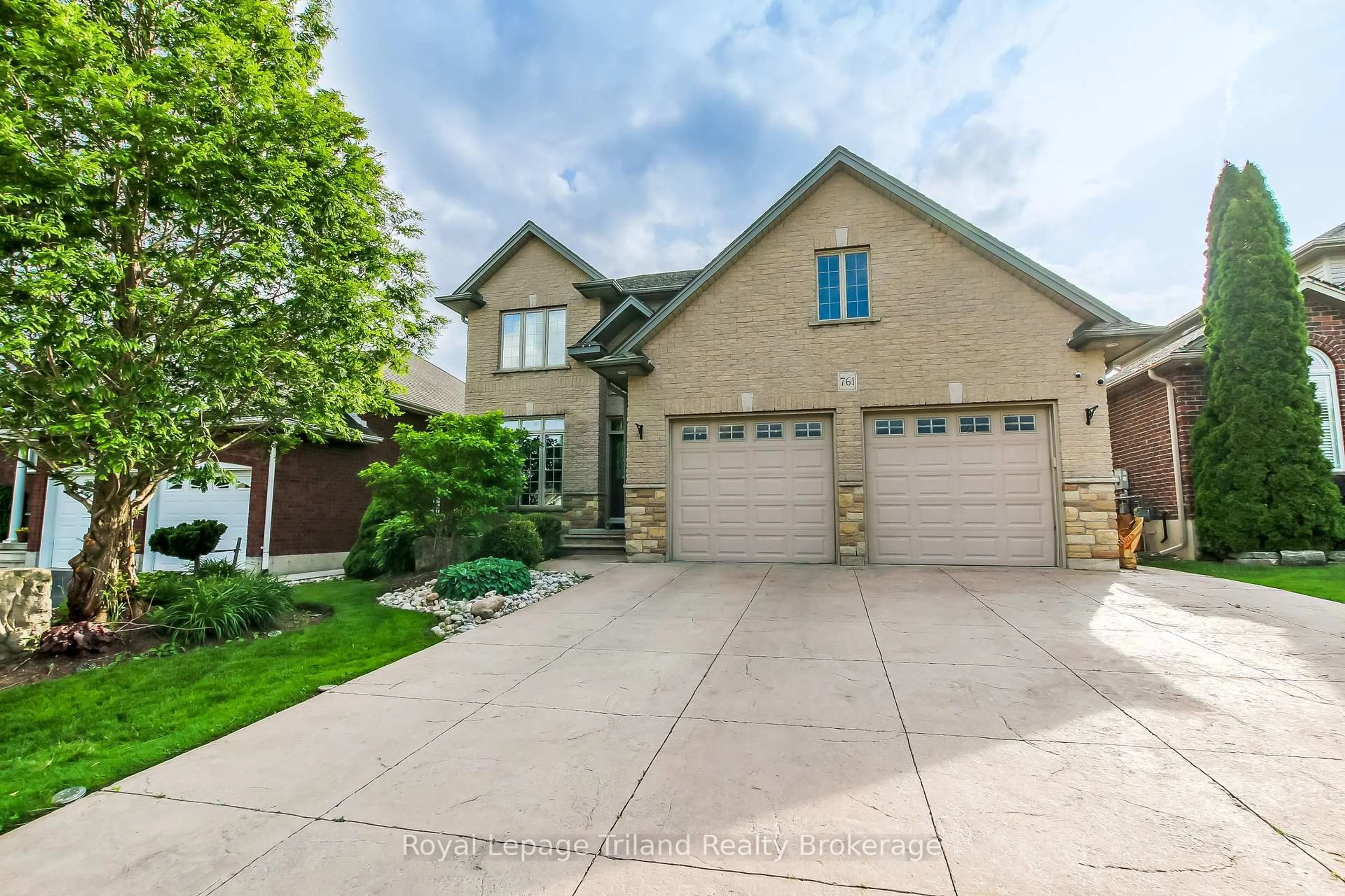 Home with brick exterior material, street for 761 Glenwood Rd, Woodstock Ontario N4T 0A6