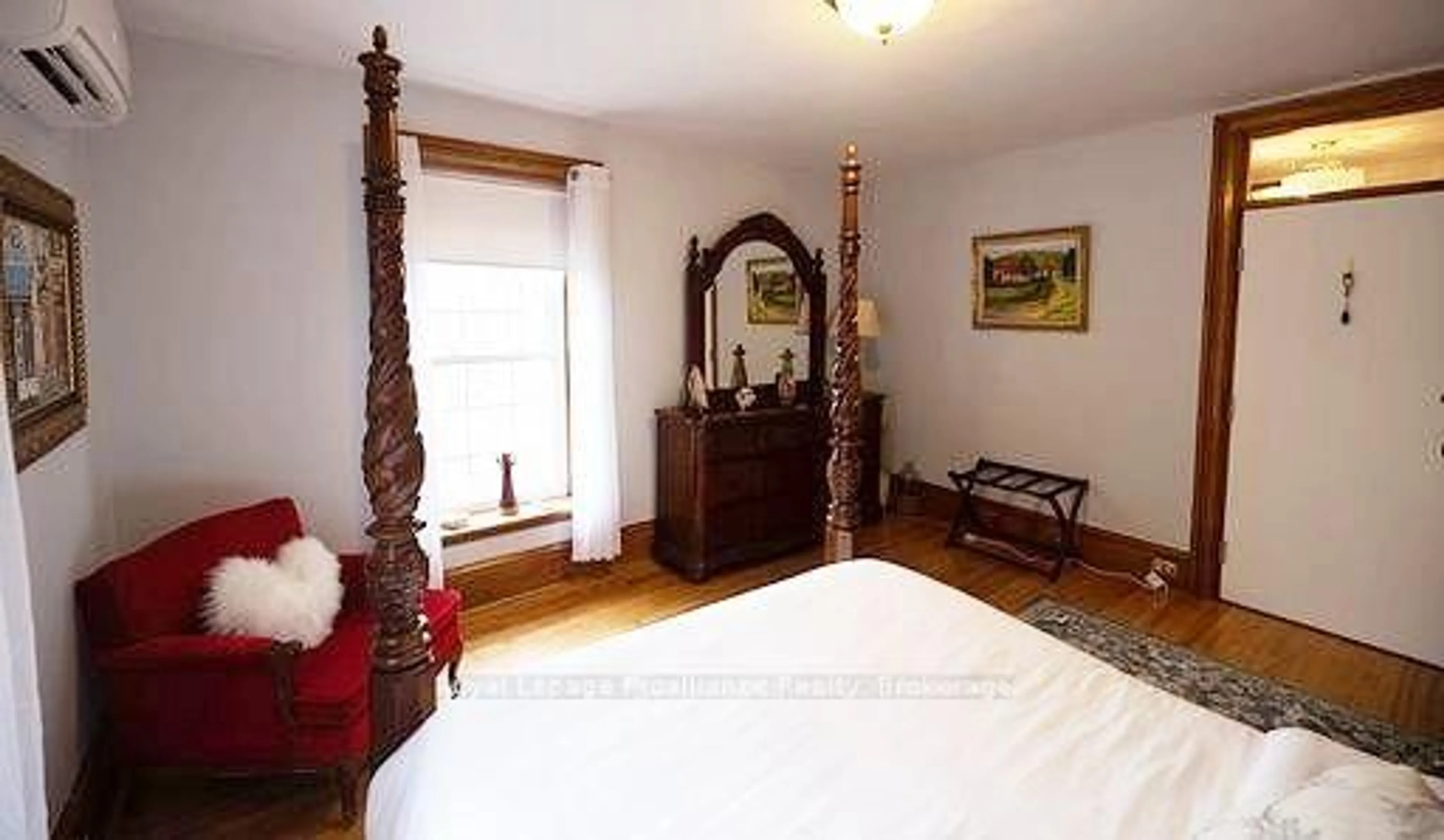 Bedroom with bed, wood/laminate floor for 7 Forsyth St, Limoges Ontario K0K 2M0