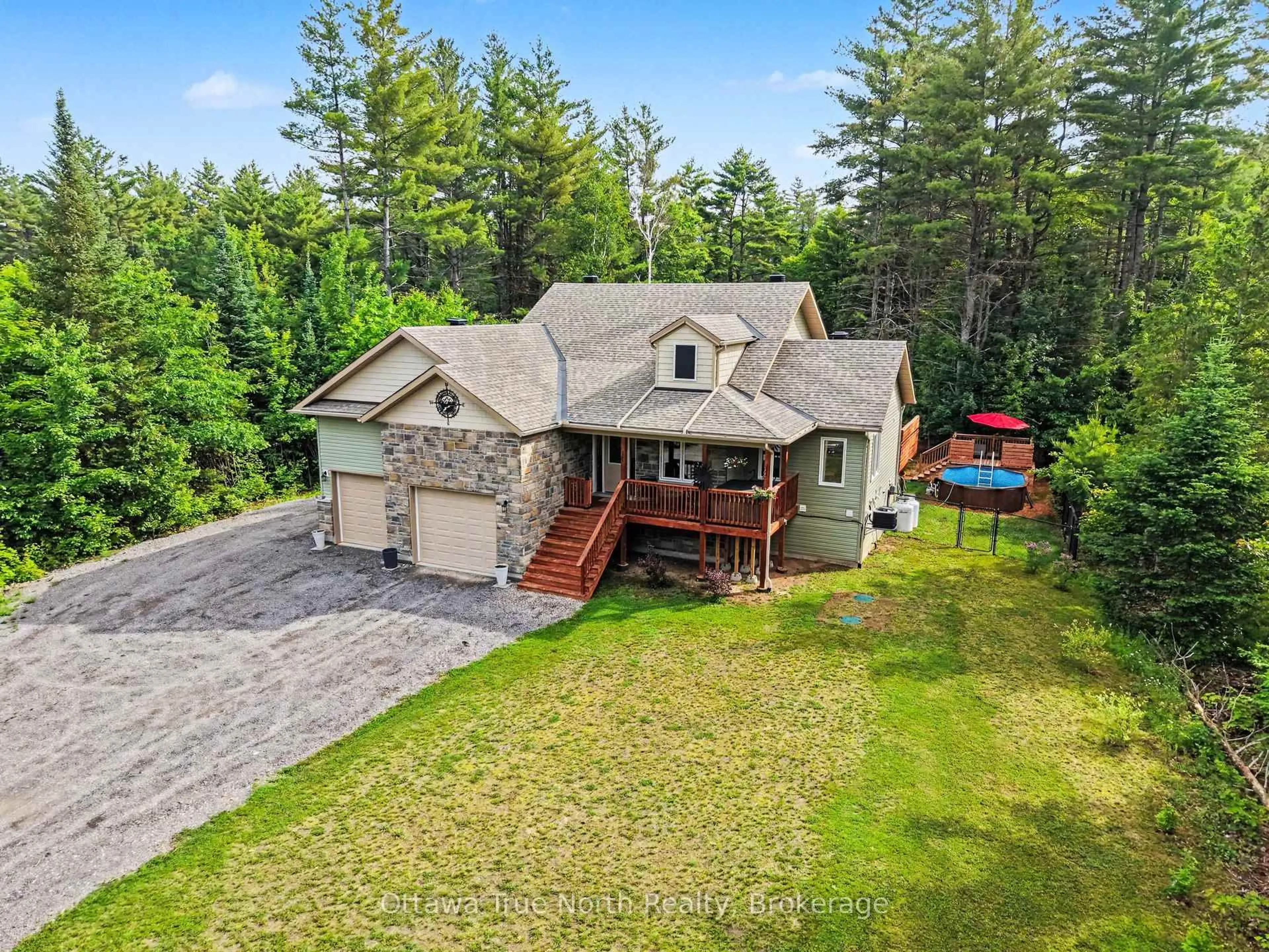 A pic from outside/outdoor area/front of a property/back of a property/a pic from drone, unknown for 1196 Flat Rapids Rd, Arnprior Ontario K7S 3G8