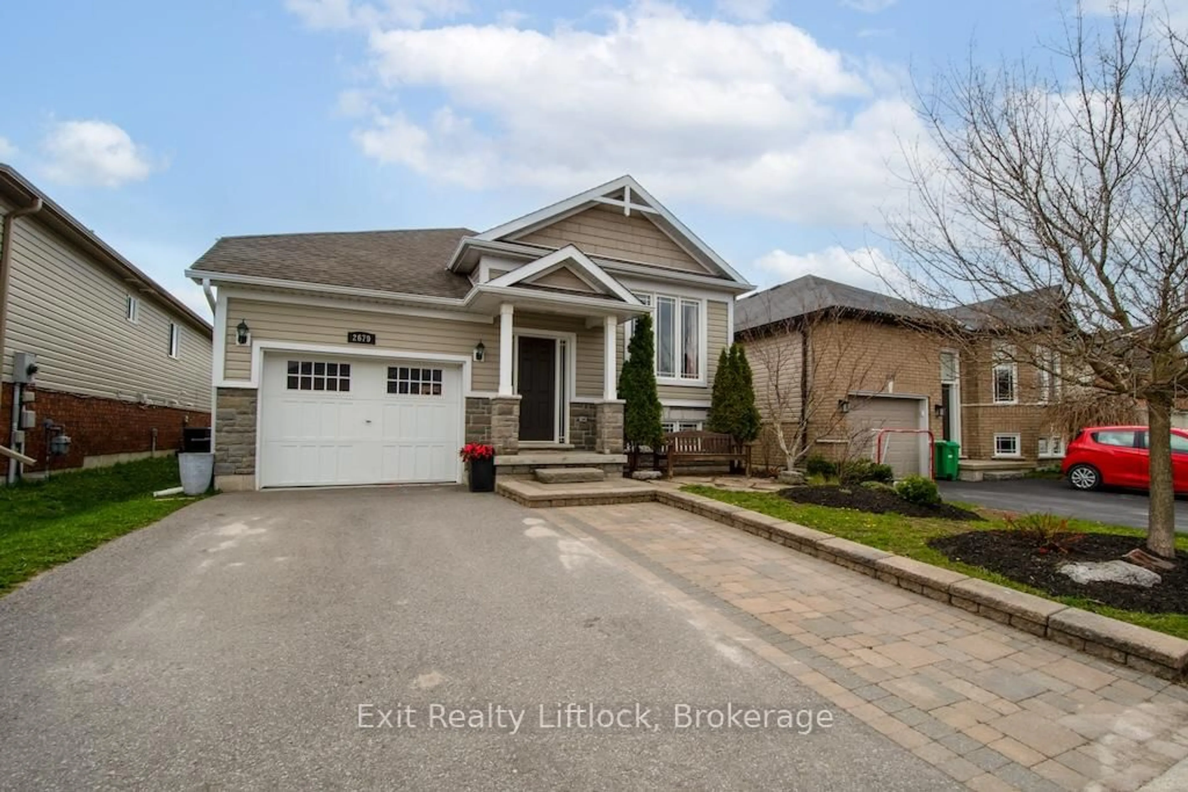 Home with brick exterior material, street for 2679 Foxmeadow Rd, Peterborough Ontario K9L 0A8