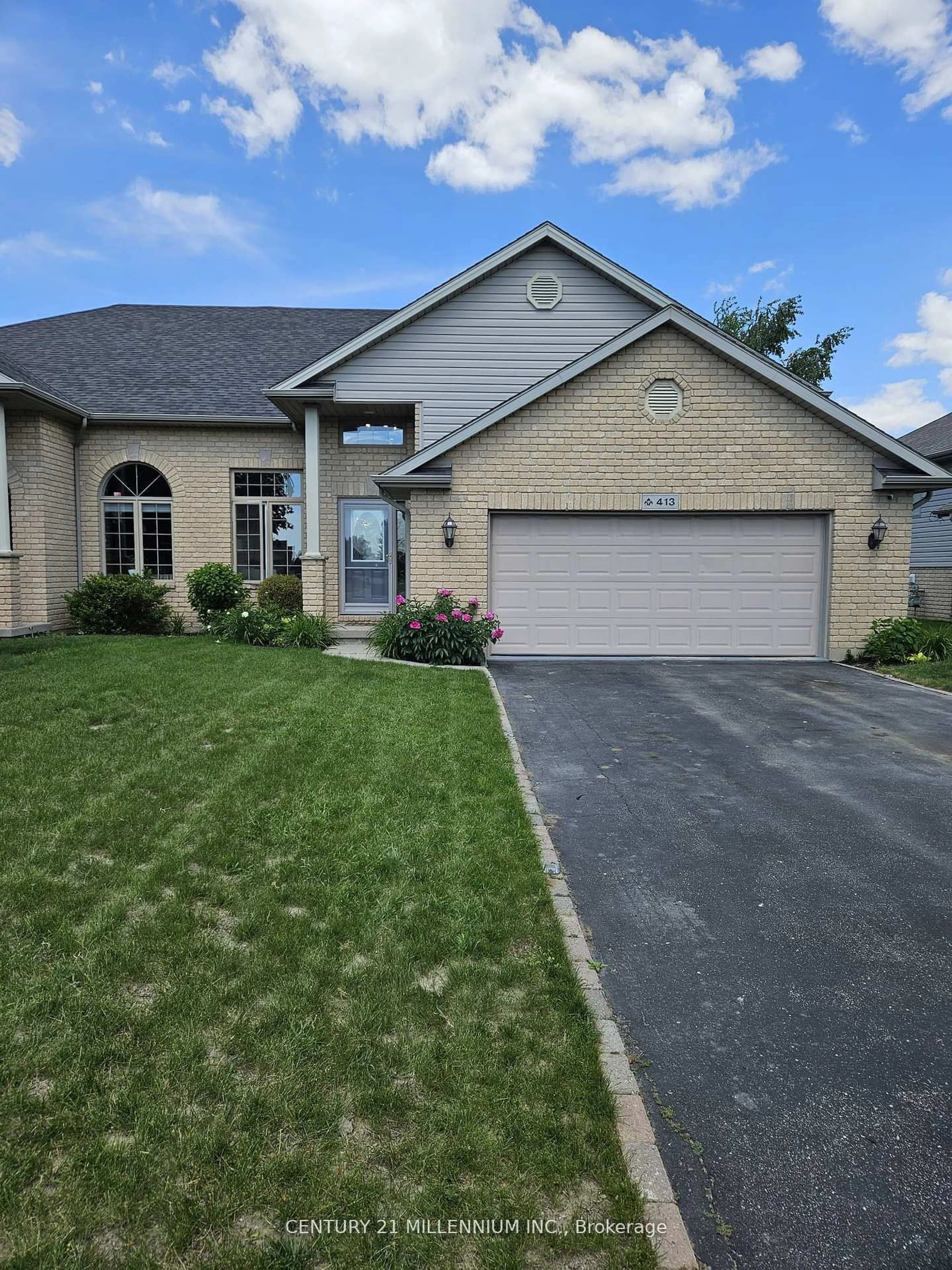 Home with brick exterior material, street for 413 Keil Tr, Chatham-Kent Ontario N7L 5R2