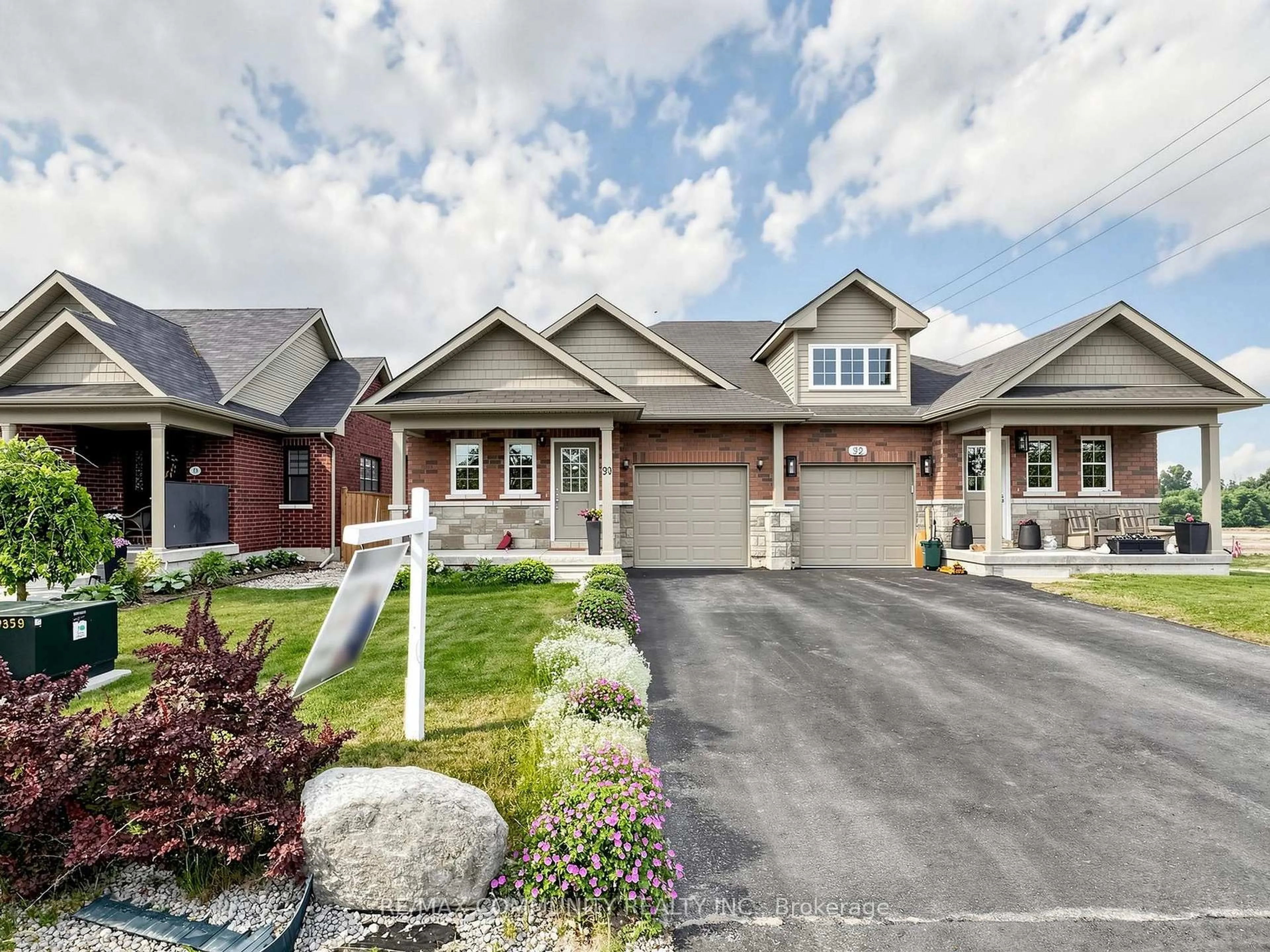Home with brick exterior material, street for 90 Cortland Way, Brighton Ontario K0K 1H0
