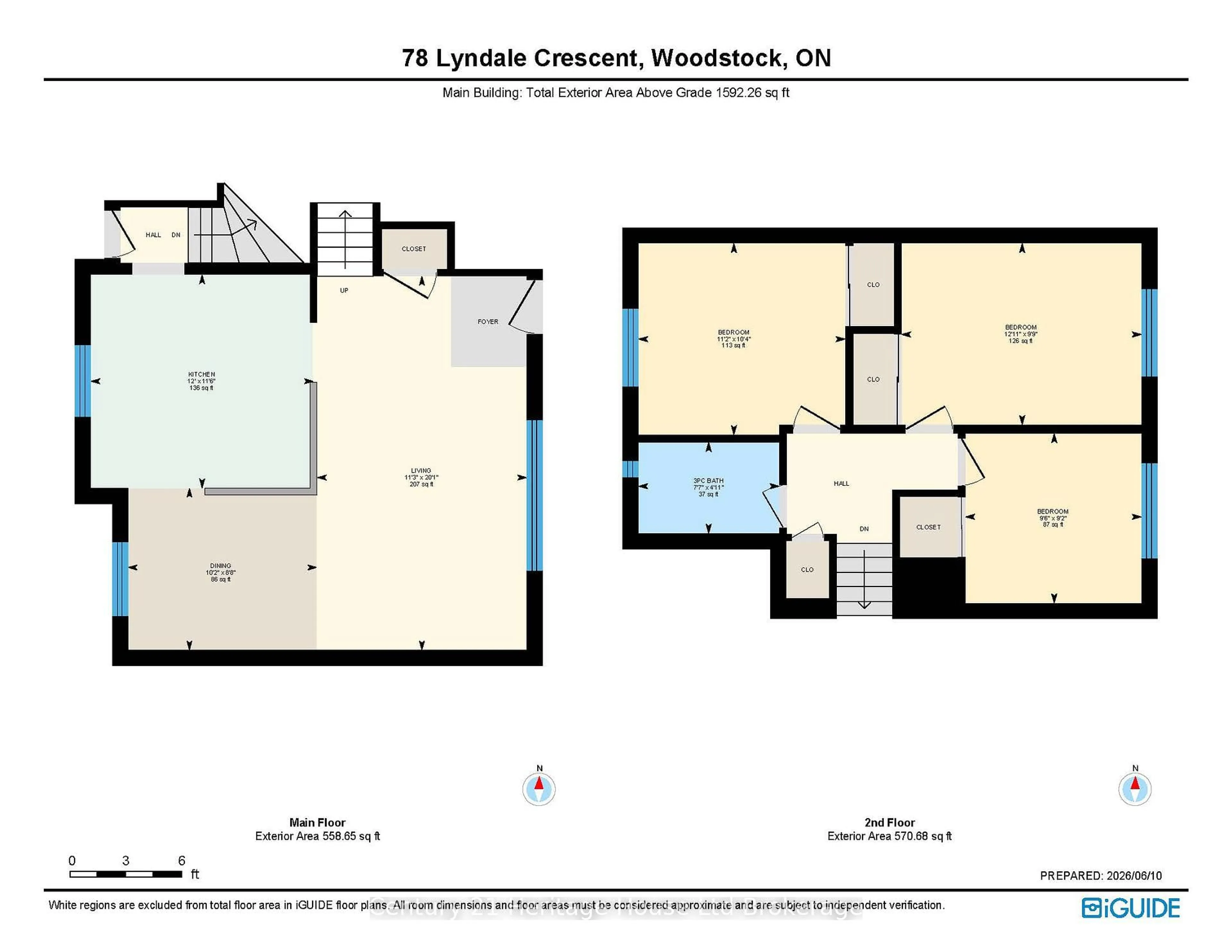 Floor plan for 78 Lyndale Cres, Woodstock Ontario N4S 7S9