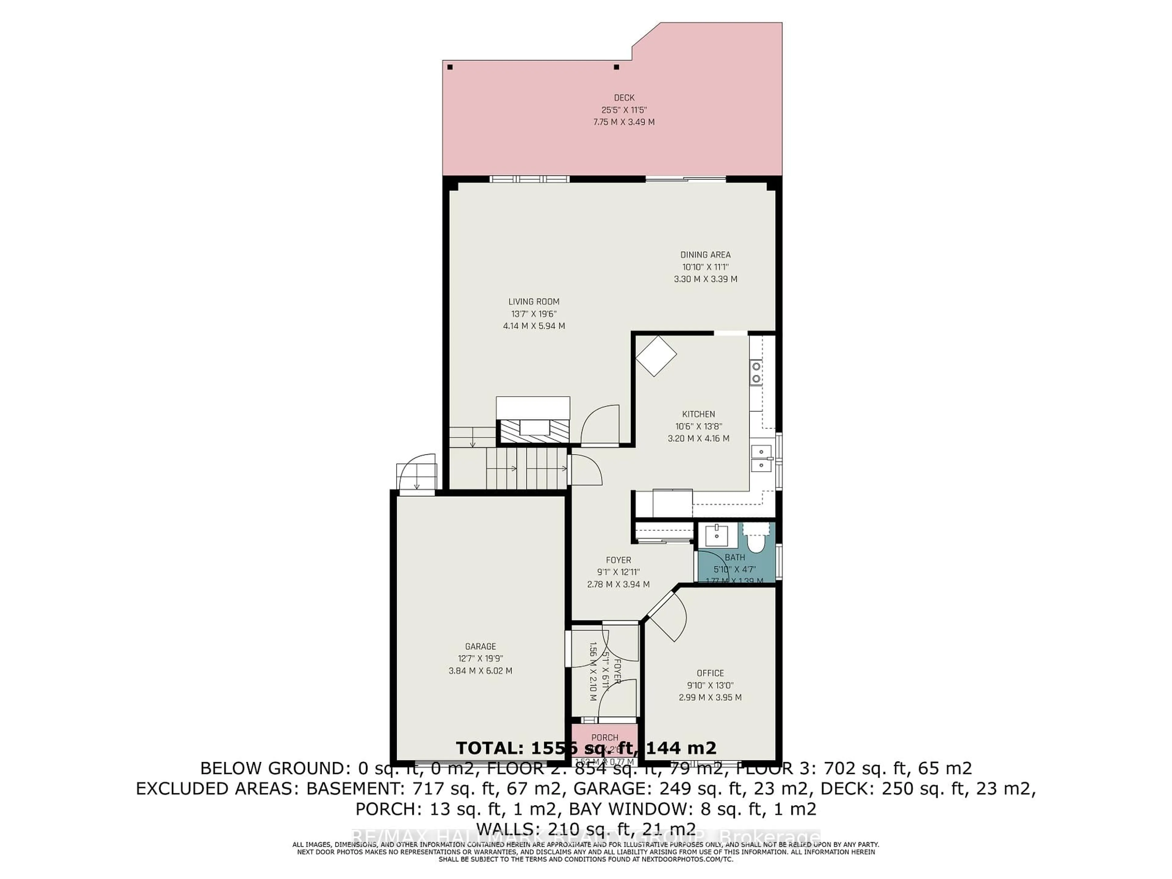 Floor plan for 270 Mceachern Cres, Ottawa Ontario K1E 3K5