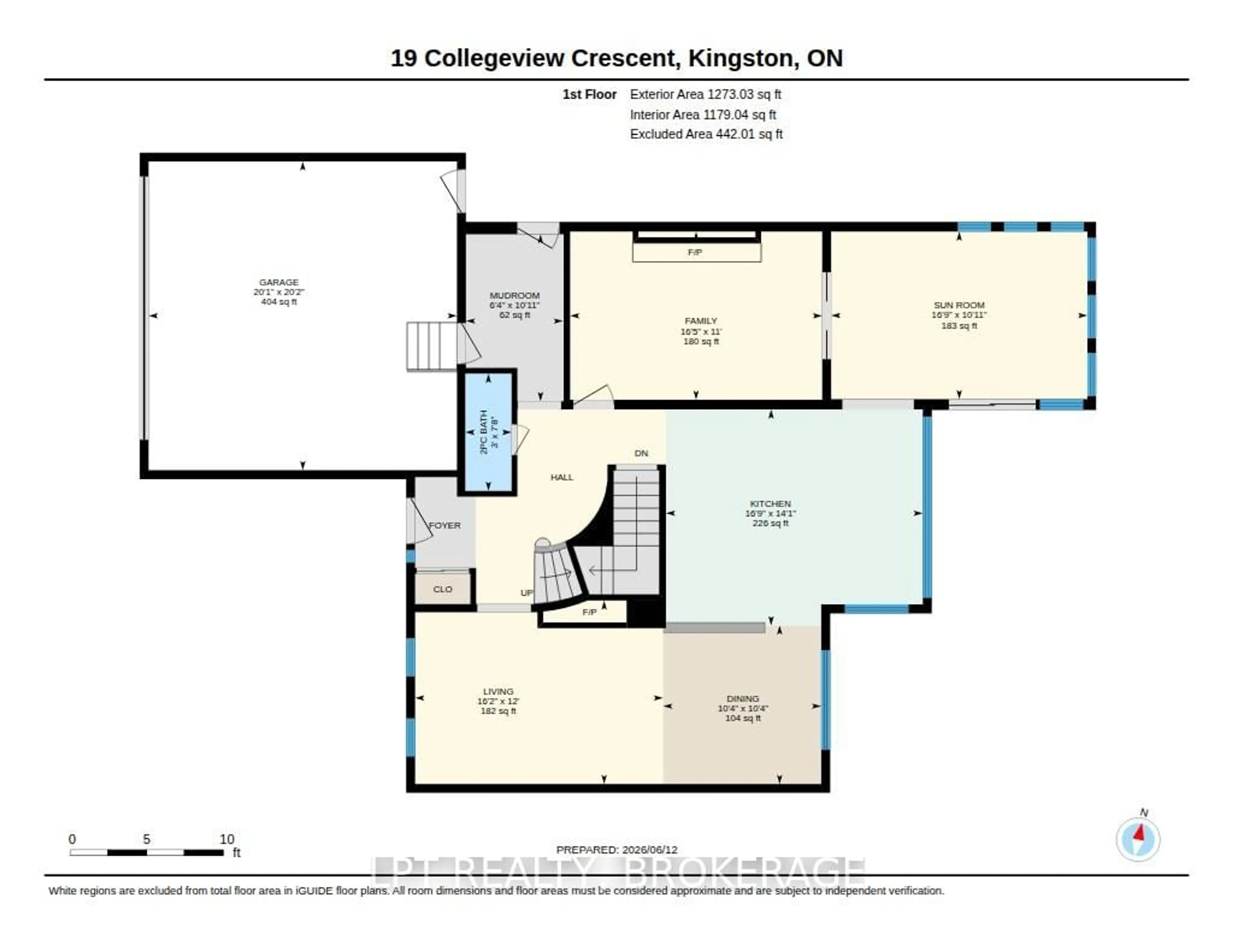 Floor plan for 19 Collegeview Cres, Kingston Ontario K7M 7J8