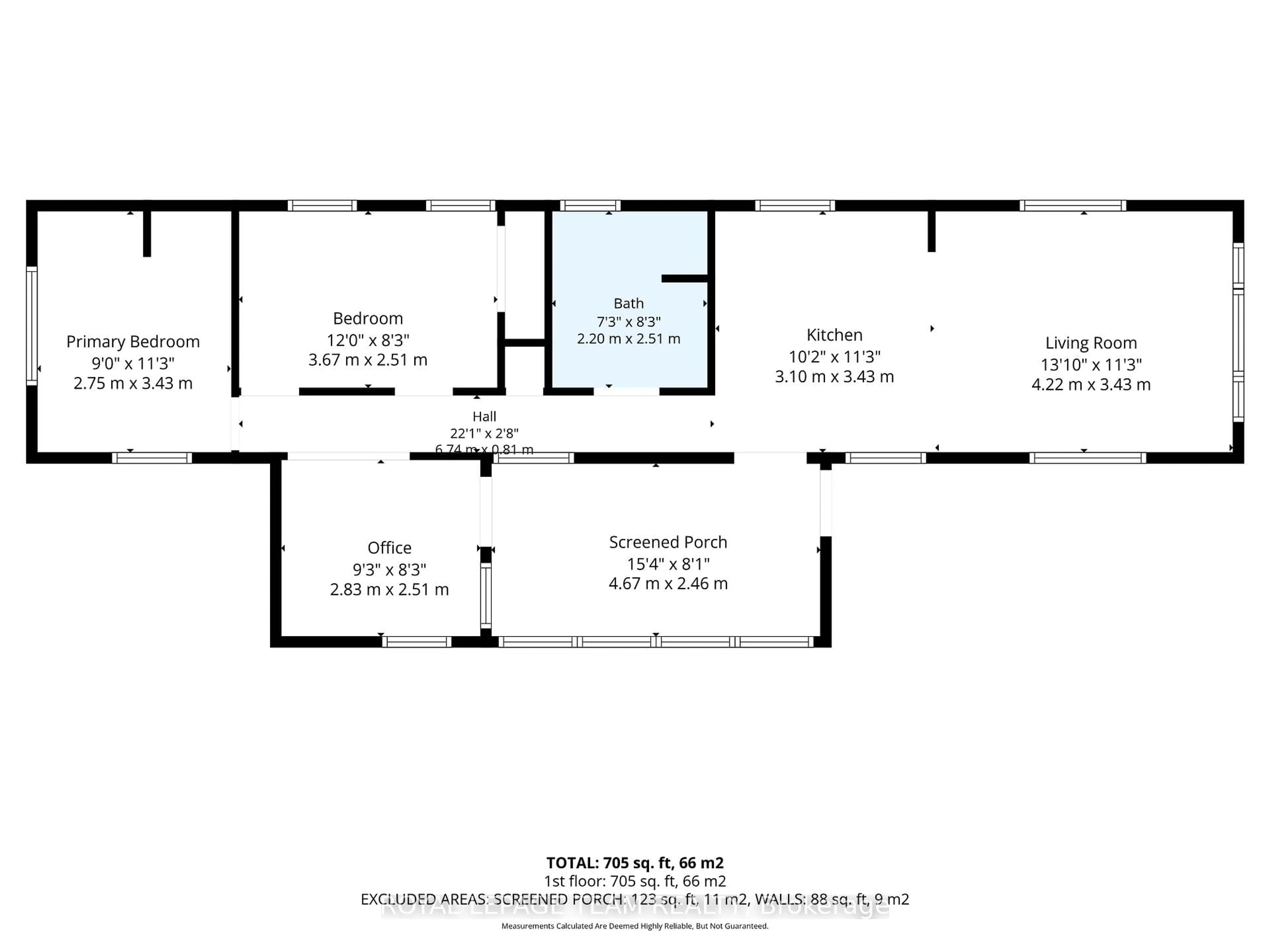 Floor plan for 25 County Rd. 31 Rd #71, South Dundas Ontario K0C 1X0