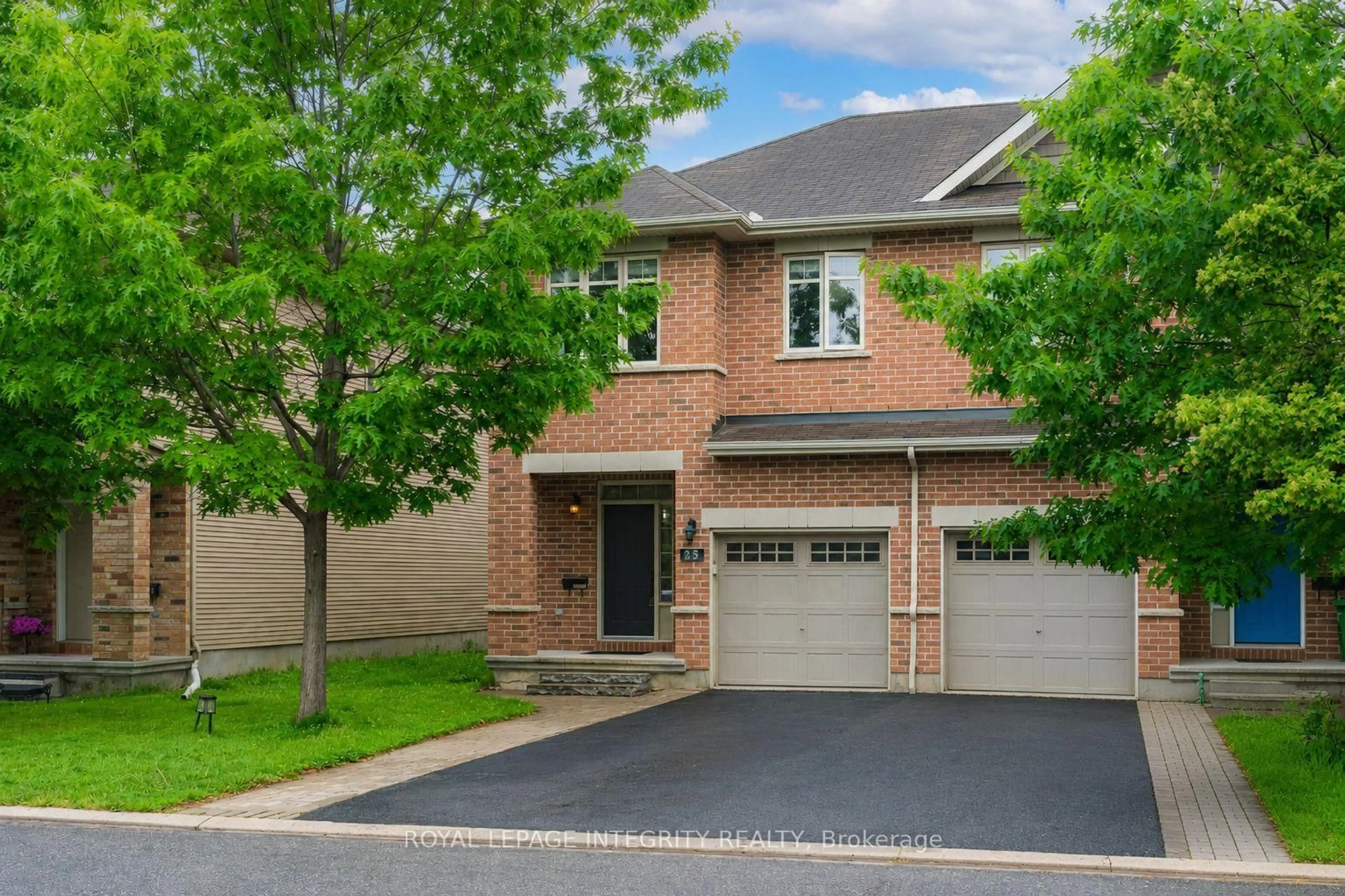 Home with brick exterior material, street for 25 Madelon Dr, Ottawa Ontario K2J 5C7