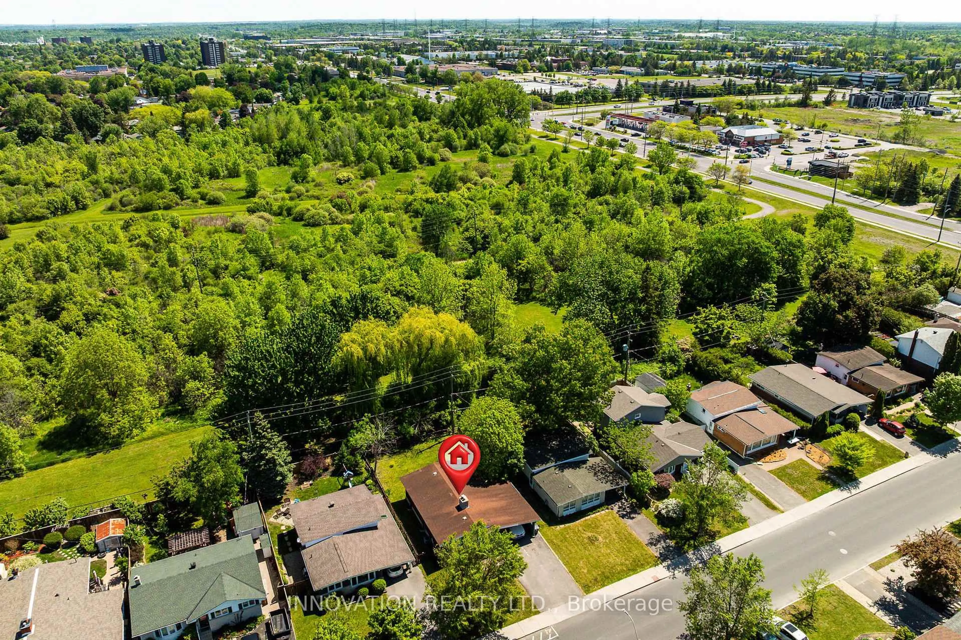 A pic from outside/outdoor area/front of a property/back of a property/a pic from drone, street for 2329 Ryder St, Ottawa Ontario K1H 6X4