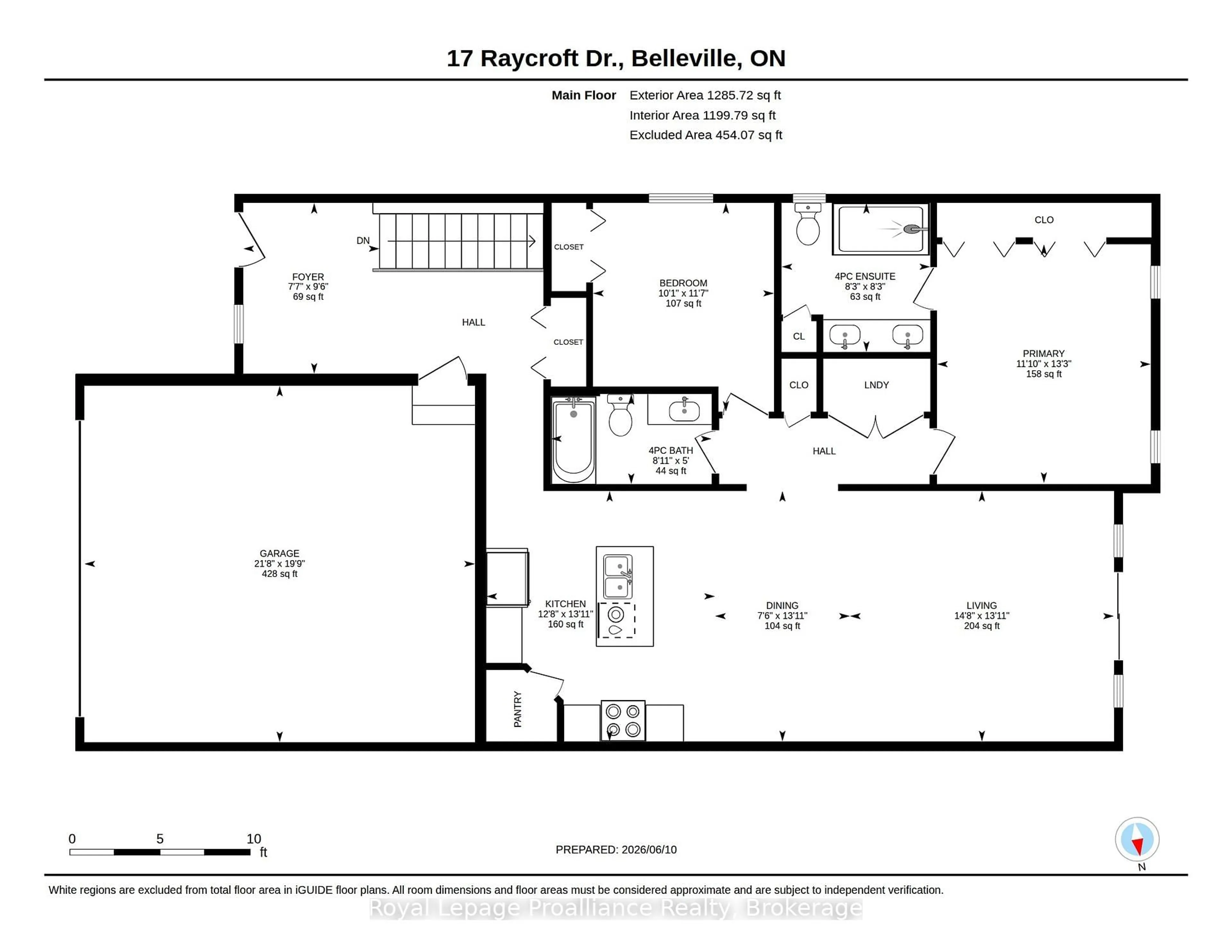 Floor plan for 17 RAYCROFT Dr, Belleville Ontario K8N 0R5